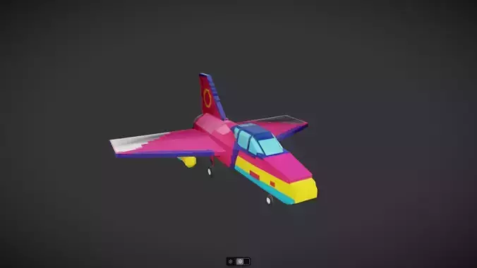 Spacecraft Jet aircraft plane 3dmodel 22 3D model