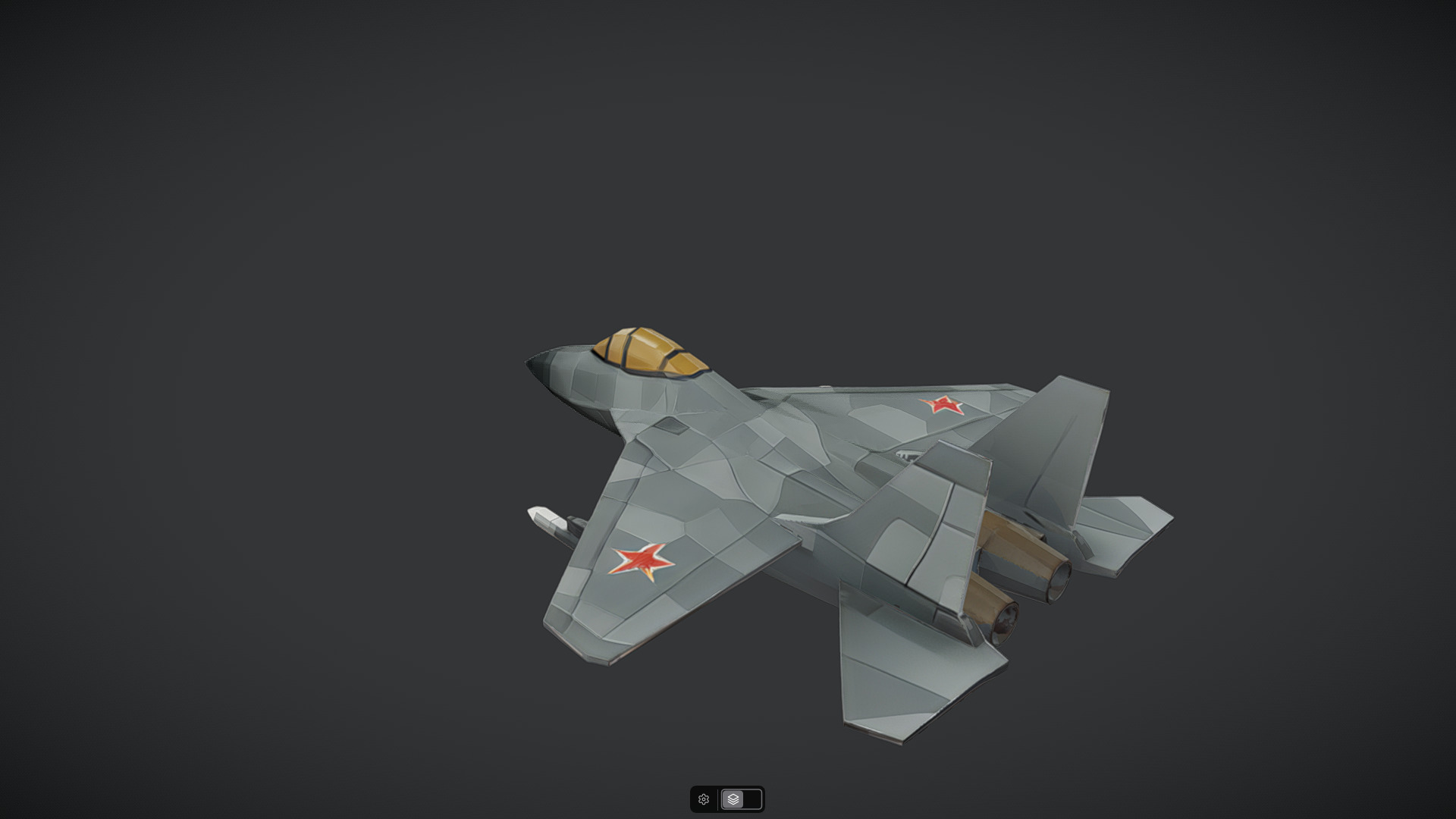 Spacecraft Jet aircraft plane 3dmodel 16 3D model_18