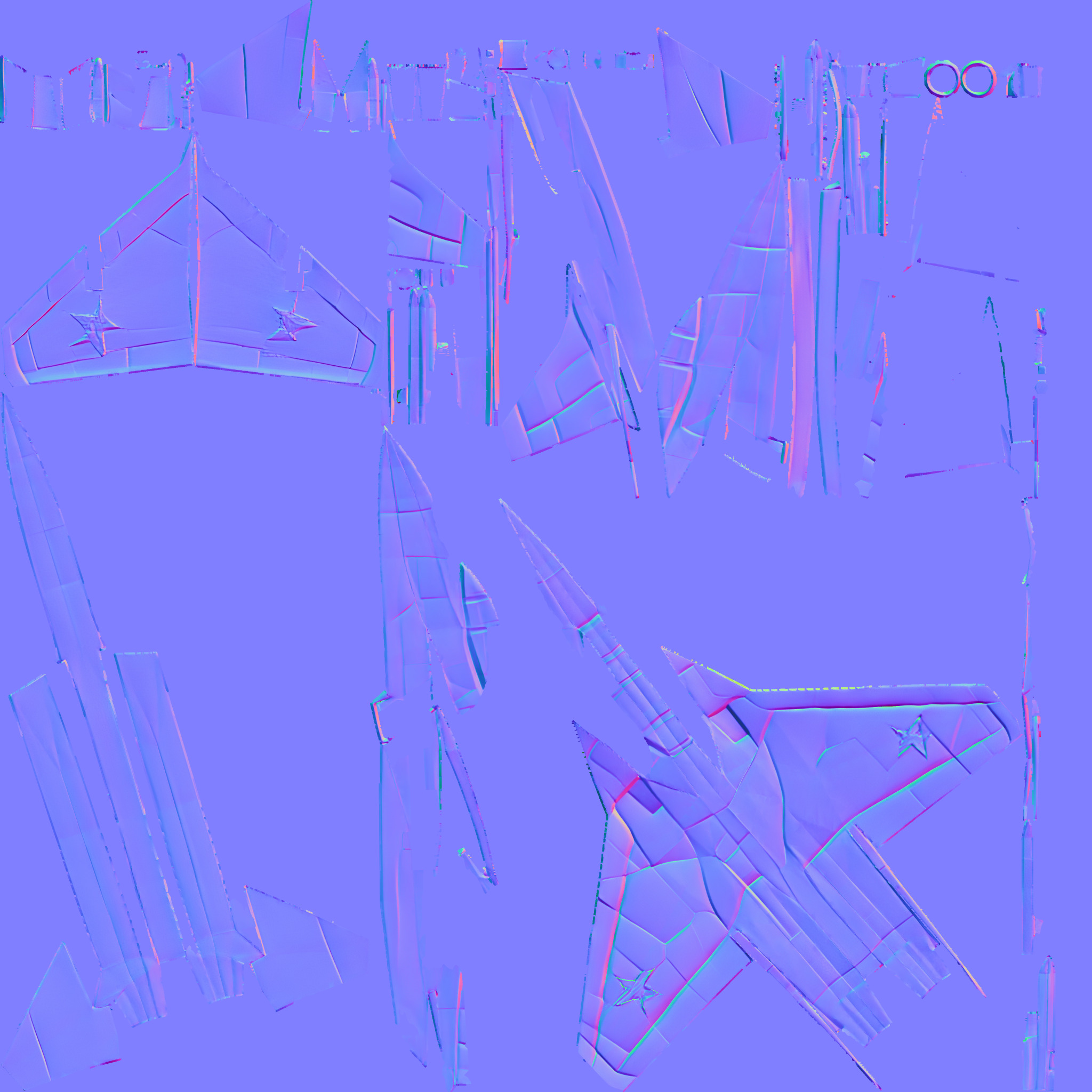 Spacecraft Jet aircraft plane 3dmodel 16 3D model_37