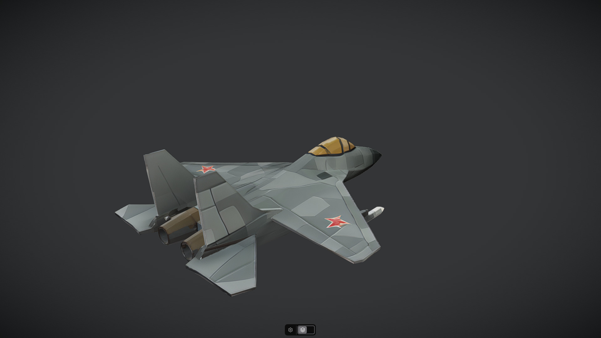 Spacecraft Jet aircraft plane 3dmodel 16 3D model_4