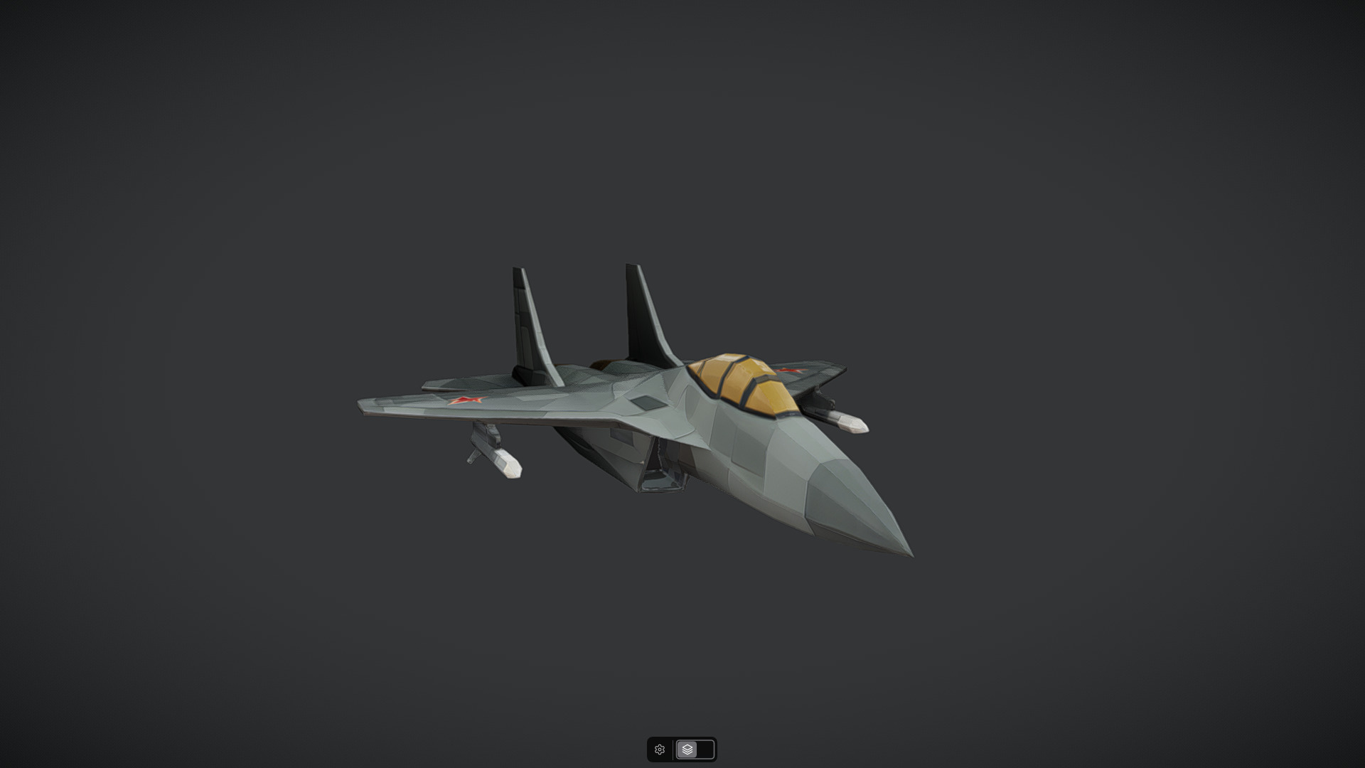 Spacecraft Jet aircraft plane 3dmodel 16 3D model_8