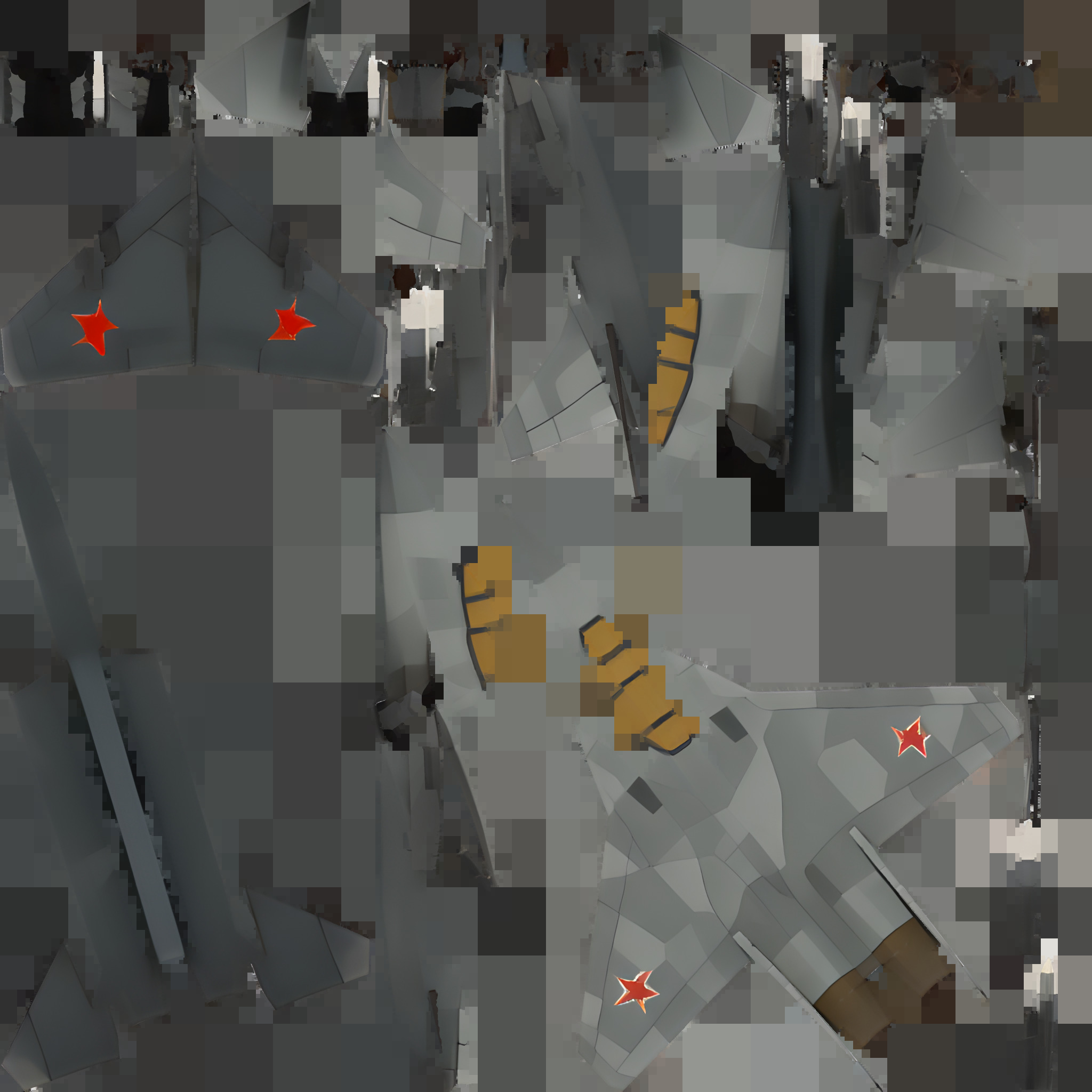 Spacecraft Jet aircraft plane 3dmodel 16 3D model_35