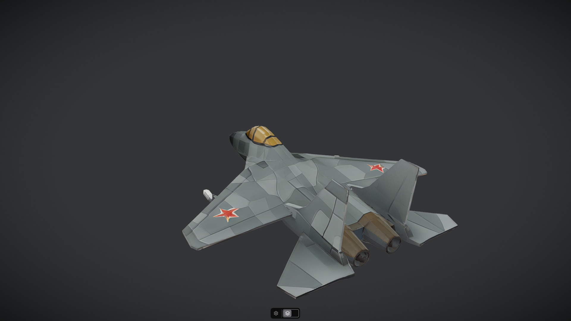 Spacecraft Jet aircraft plane 3dmodel 16 3D model_15