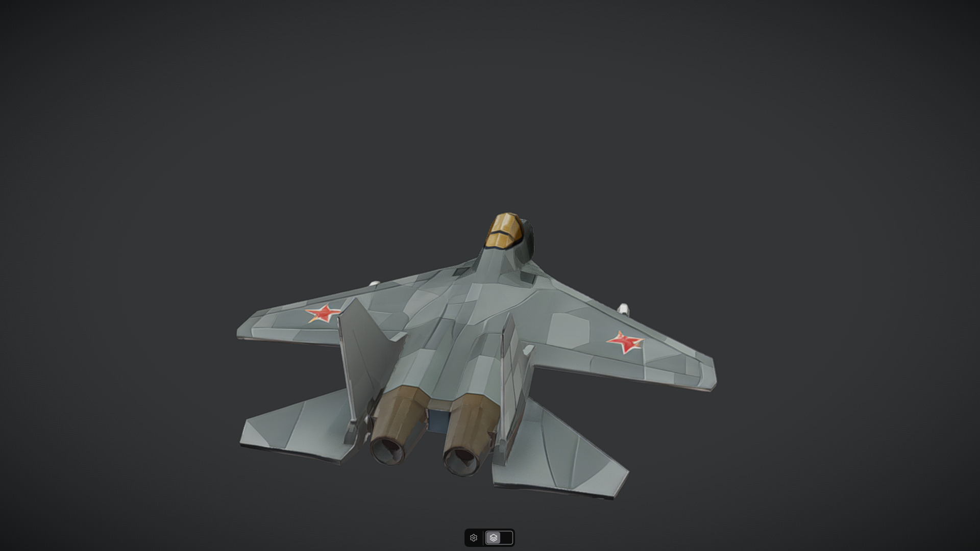 Spacecraft Jet aircraft plane 3dmodel 16 3D model_9