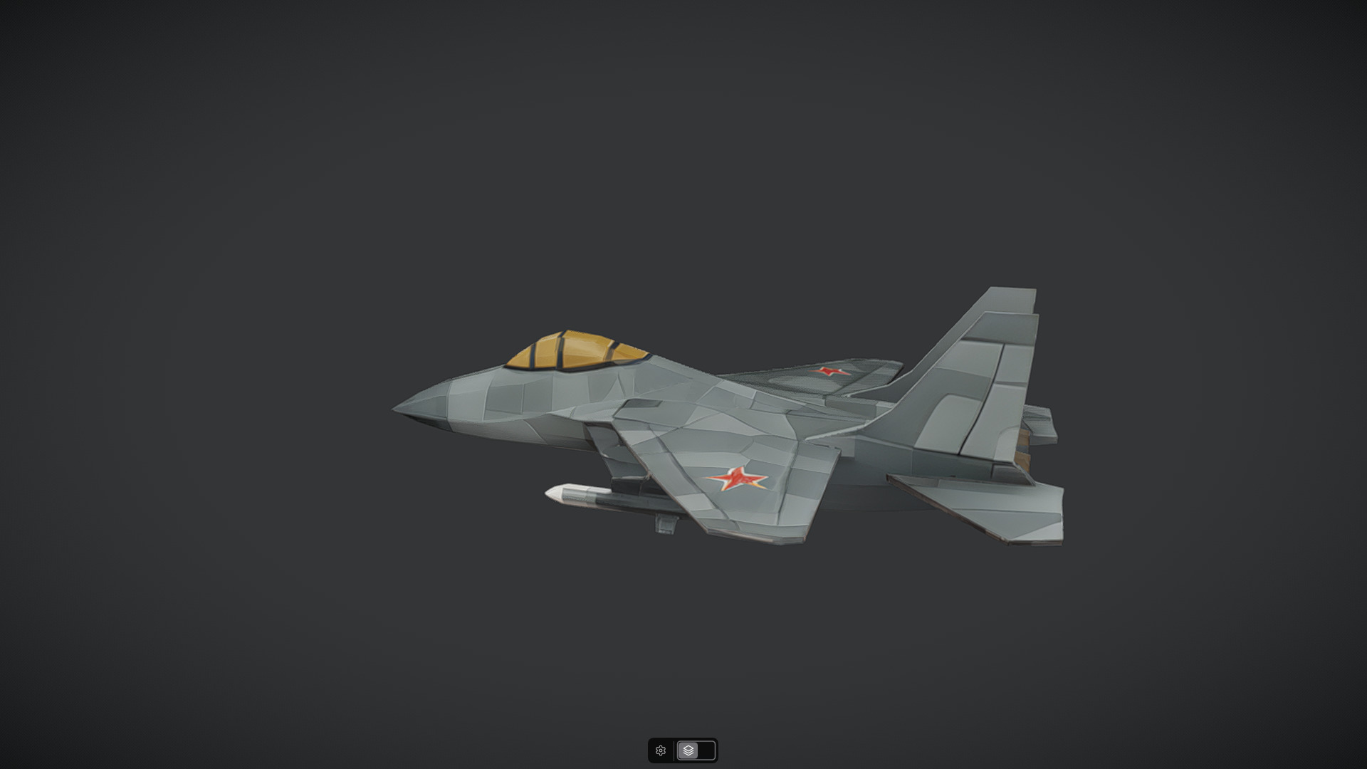 Spacecraft Jet aircraft plane 3dmodel 16 3D model_29