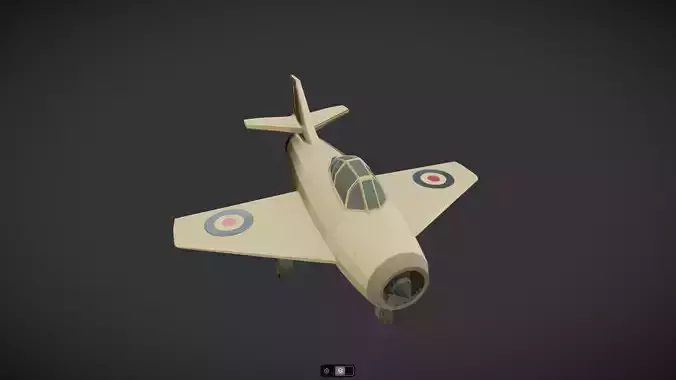 Spacecraft Jet aircraft plane 3dmodel 15 3D model