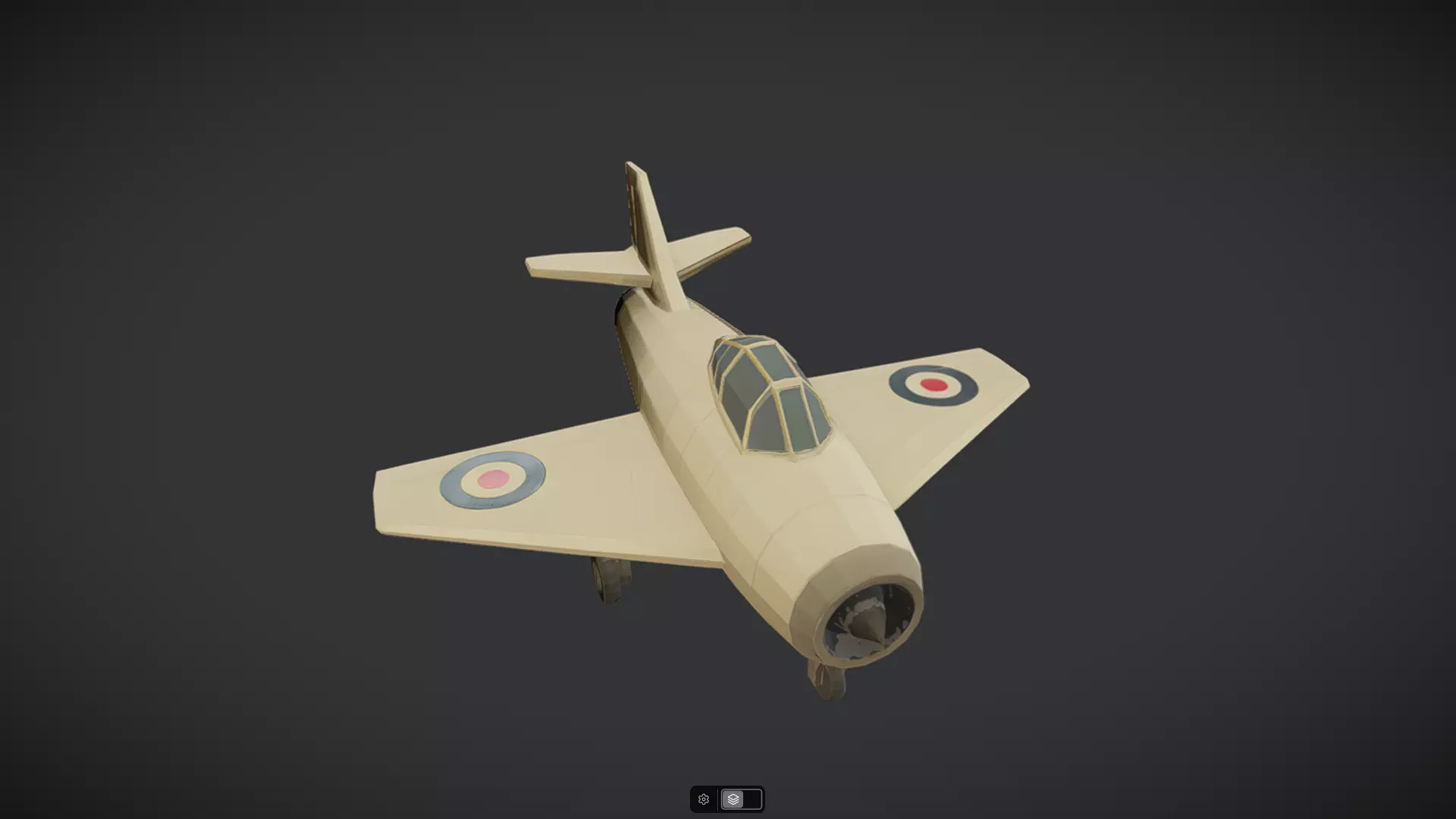 Spacecraft Jet aircraft plane 3dmodel 15 3D model