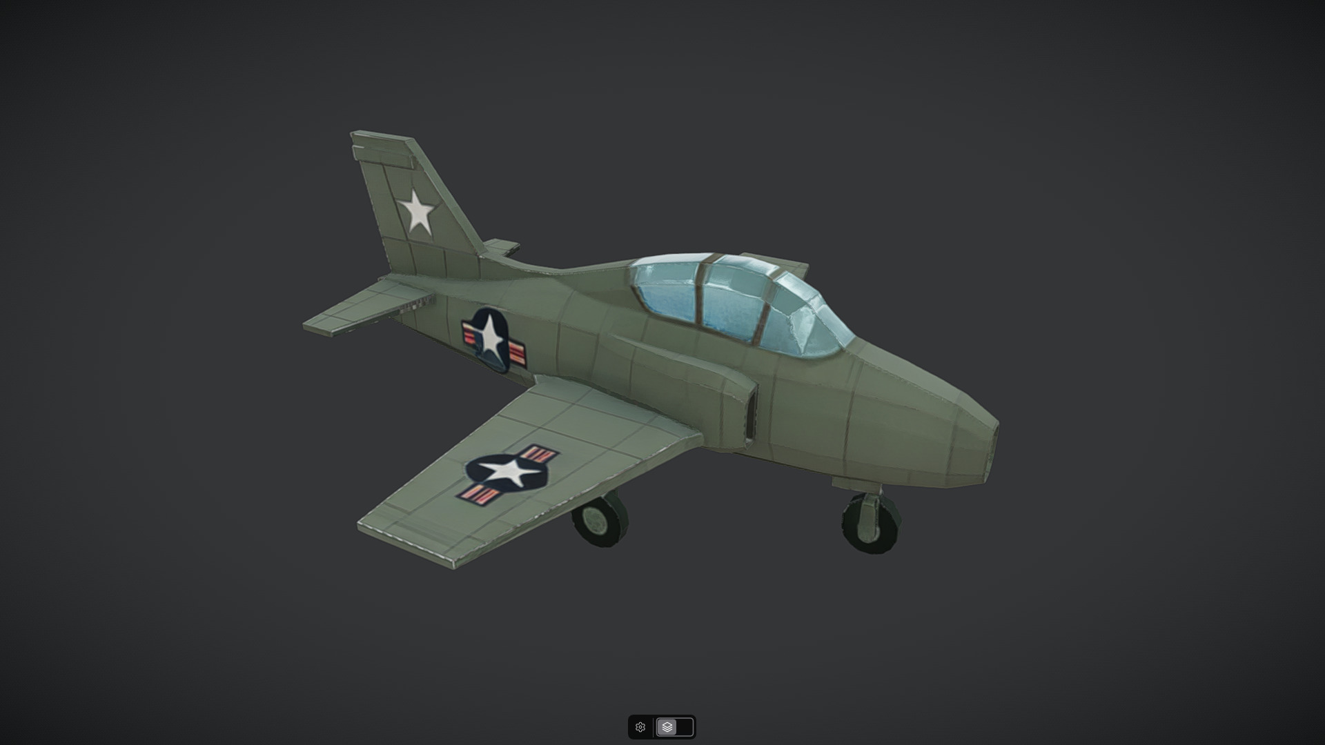 Spacecraft Jet aircraft plane 3dmodel 13 3D model_33