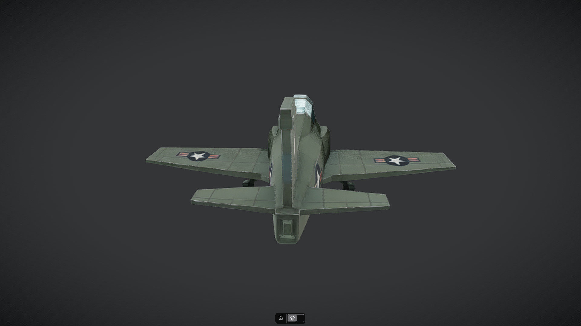 Spacecraft Jet aircraft plane 3dmodel 13 3D model_12