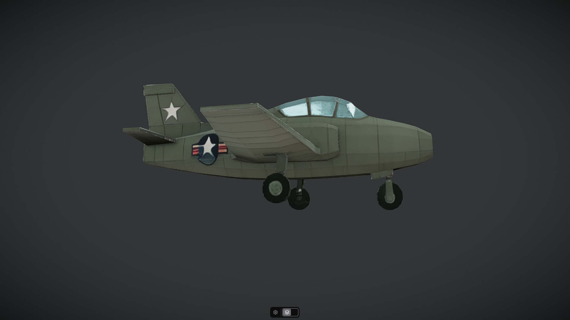 Spacecraft Jet aircraft plane 3dmodel 13 3D model_9