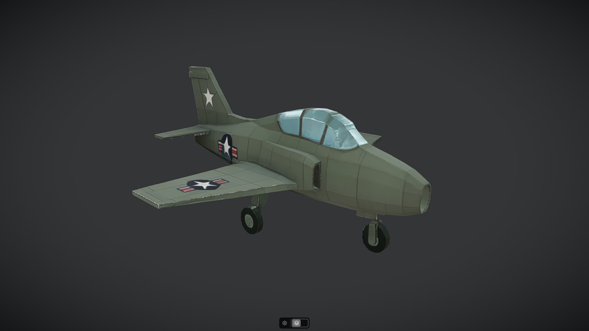 Spacecraft Jet aircraft plane 3dmodel 13 3D model_20