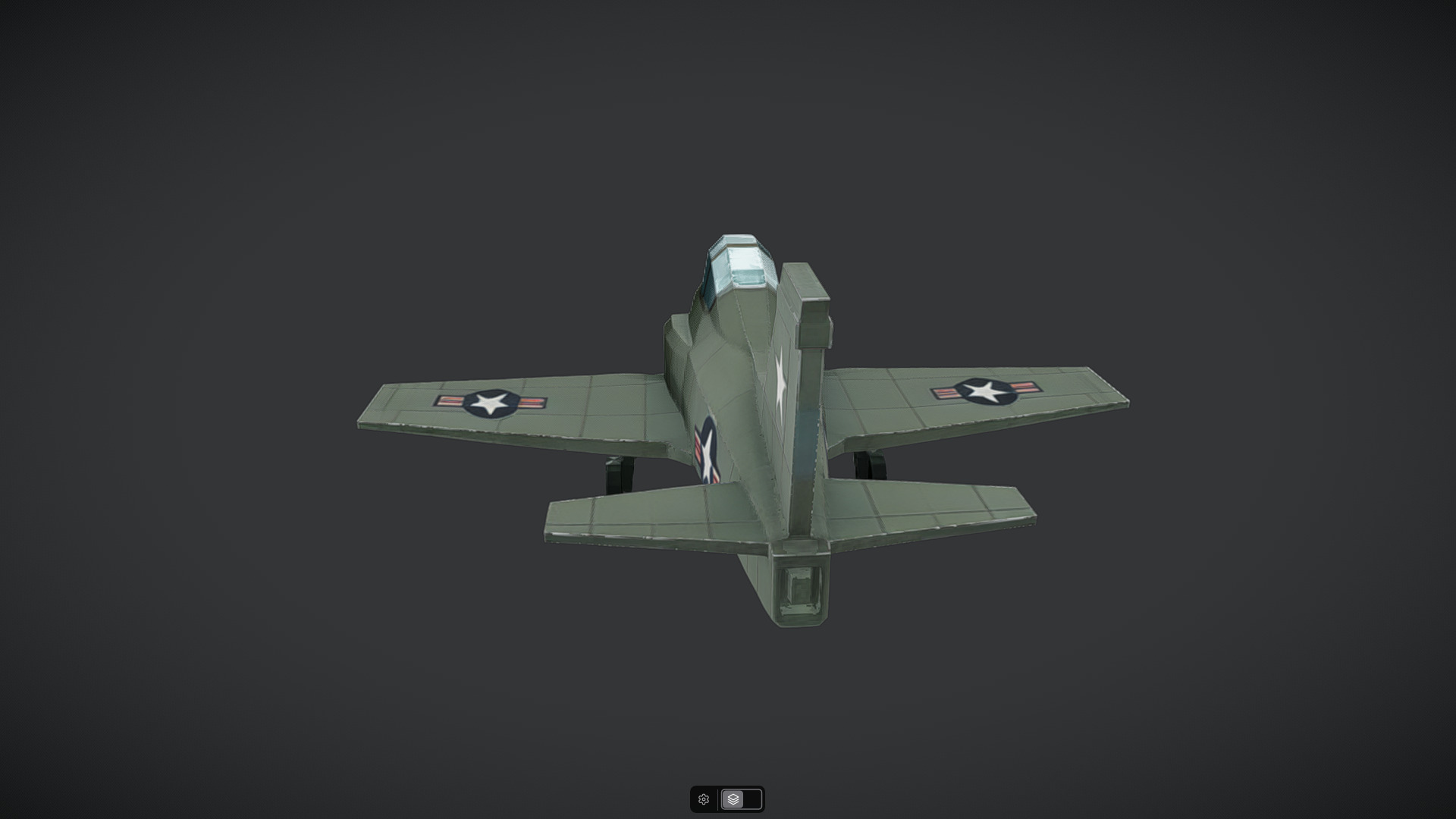 Spacecraft Jet aircraft plane 3dmodel 13 3D model_2