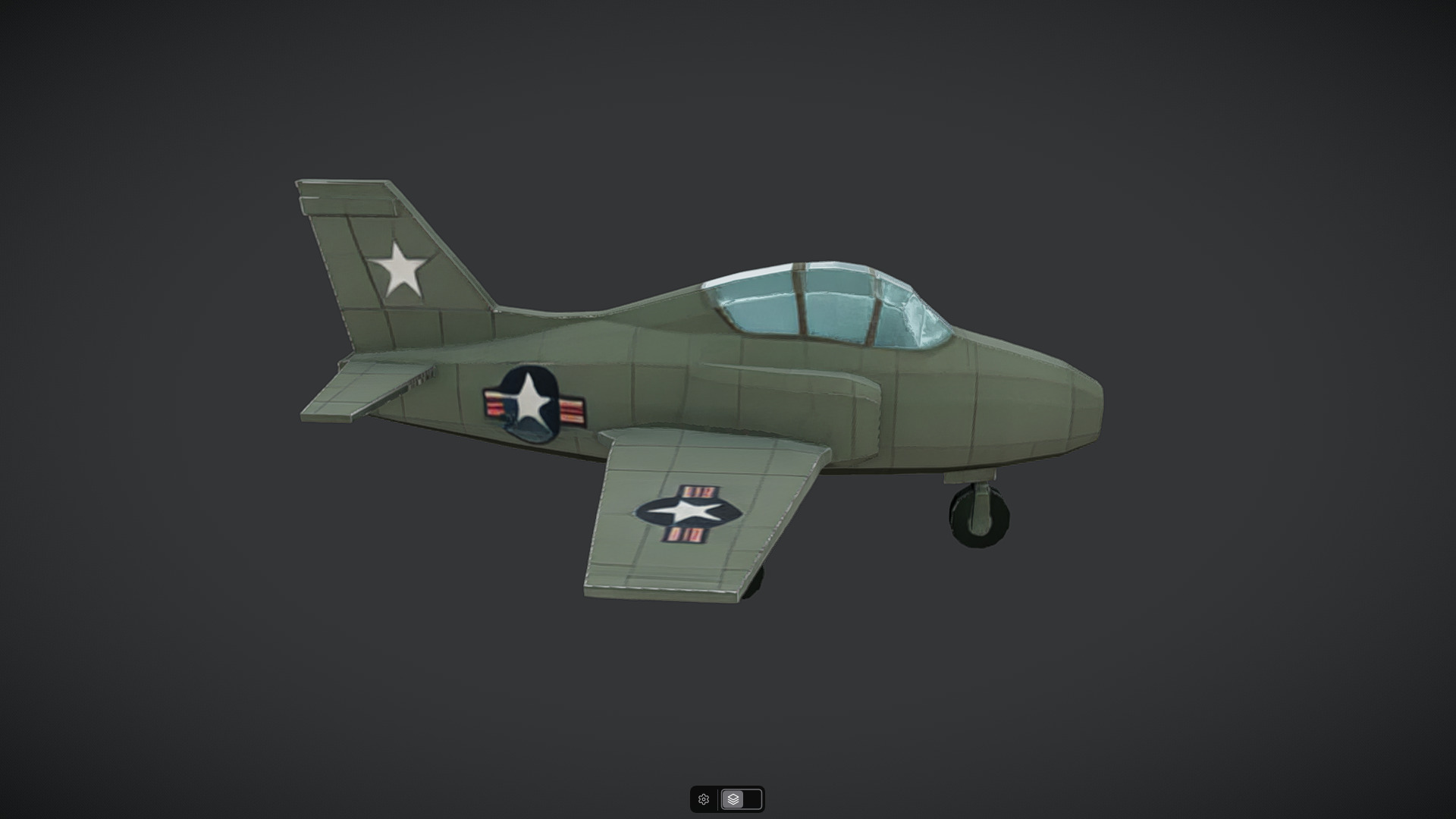 Spacecraft Jet aircraft plane 3dmodel 13 3D model_5