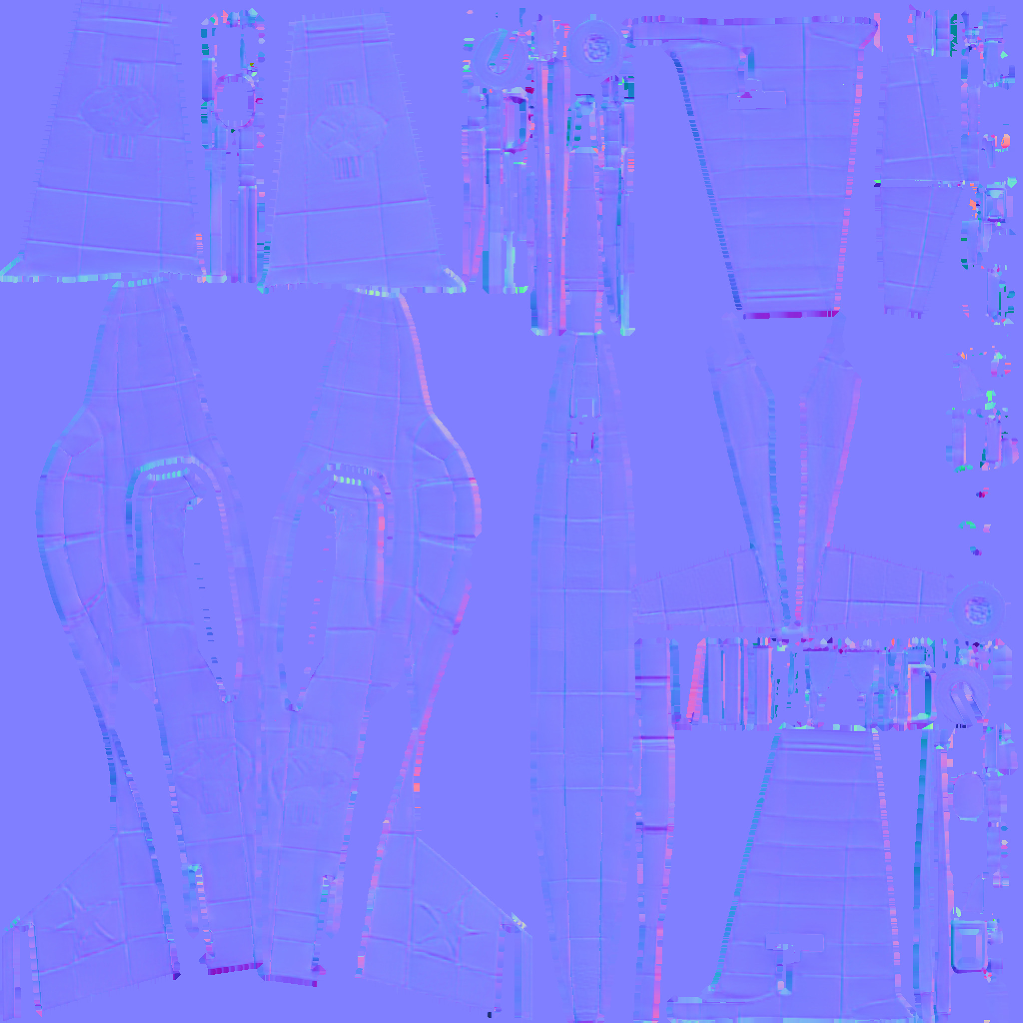 Spacecraft Jet aircraft plane 3dmodel 13 3D model_43