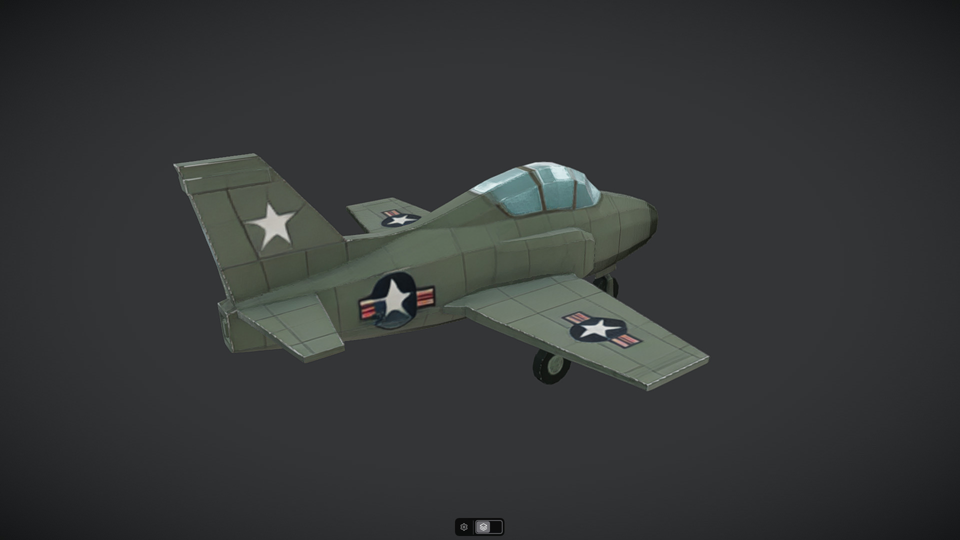 Spacecraft Jet aircraft plane 3dmodel 13 3D model_38