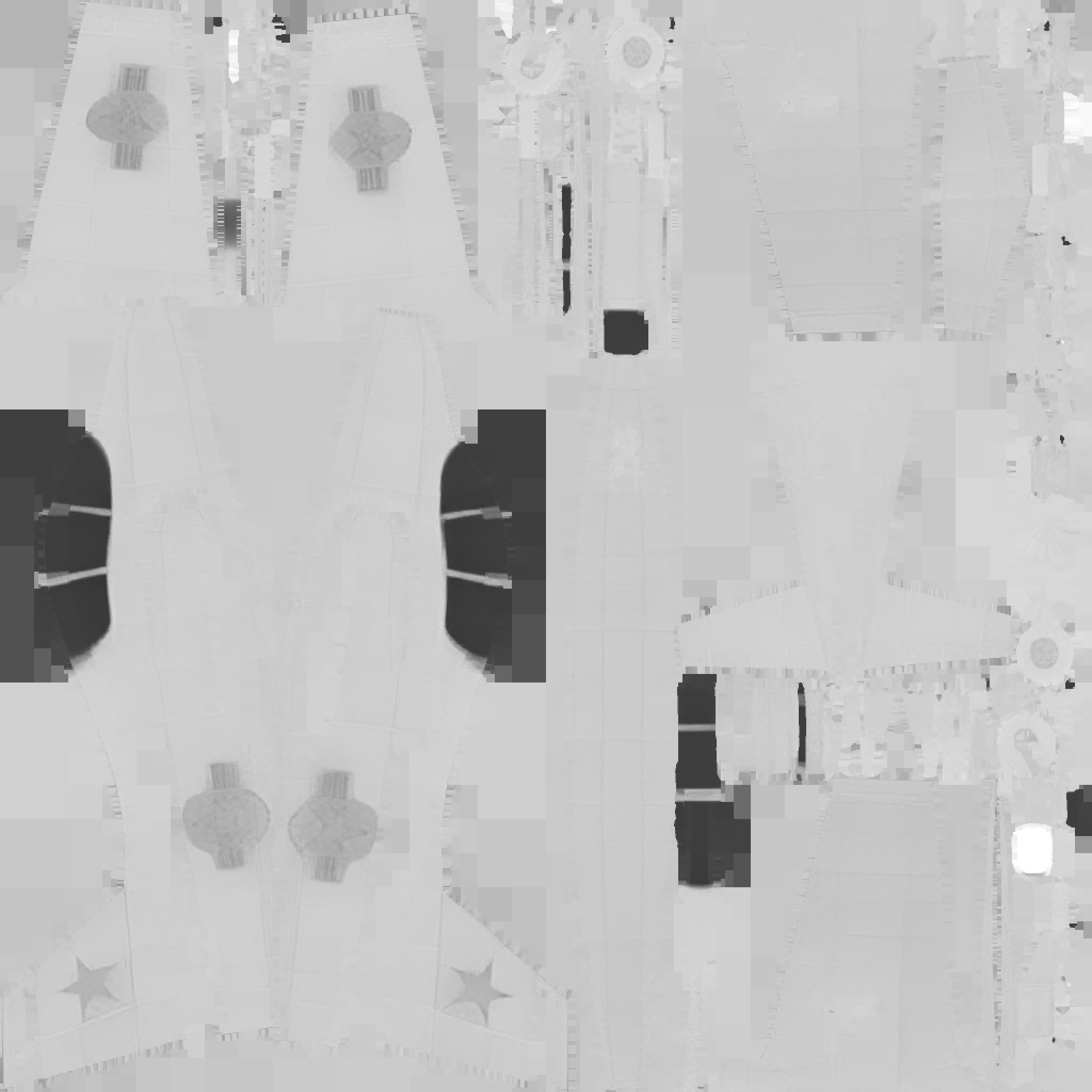 Spacecraft Jet aircraft plane 3dmodel 13 3D model_45