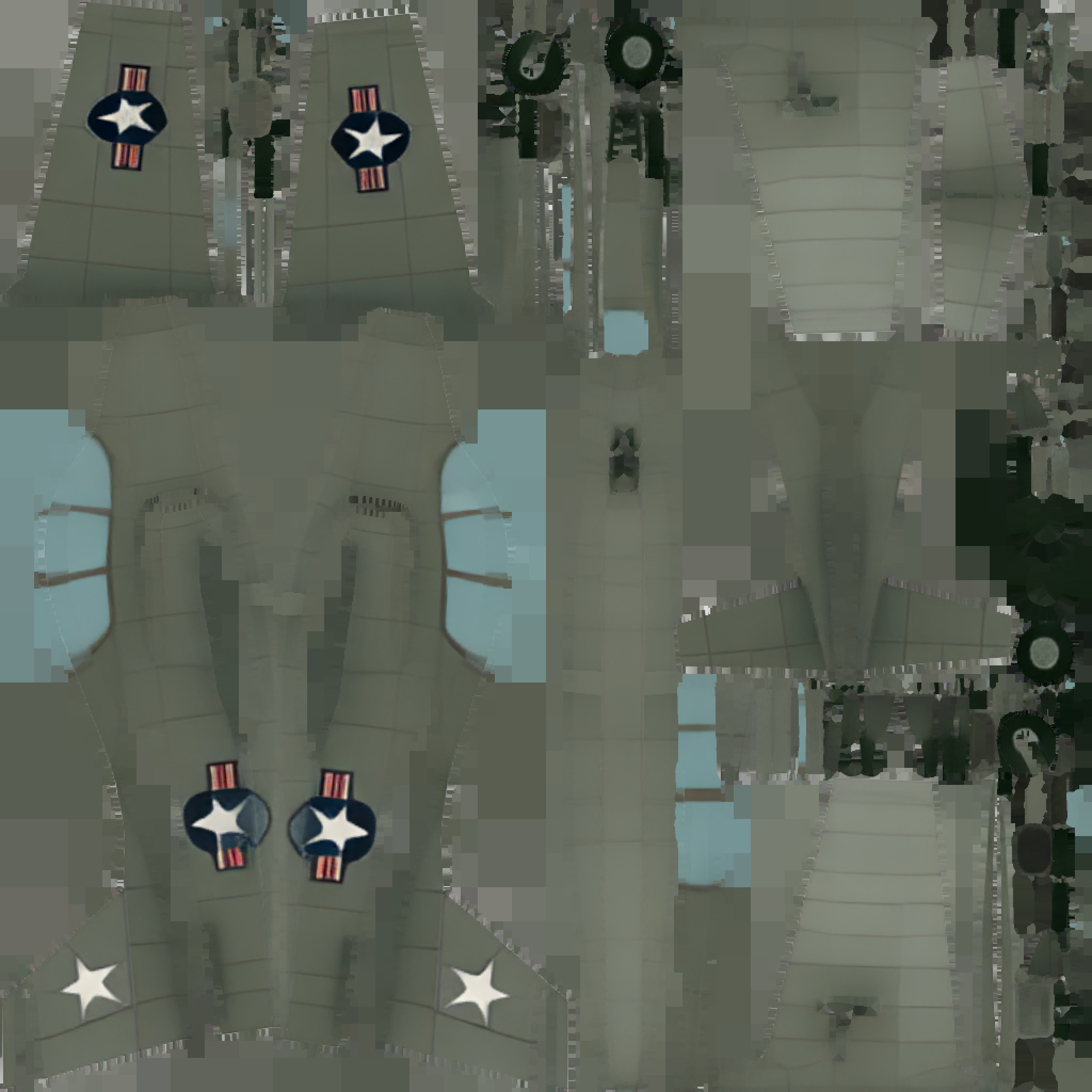 Spacecraft Jet aircraft plane 3dmodel 13 3D model_41