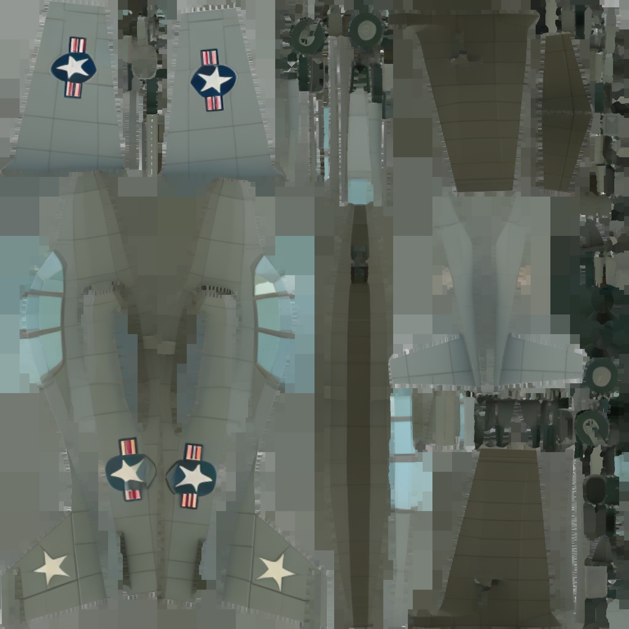 Spacecraft Jet aircraft plane 3dmodel 13 3D model_40