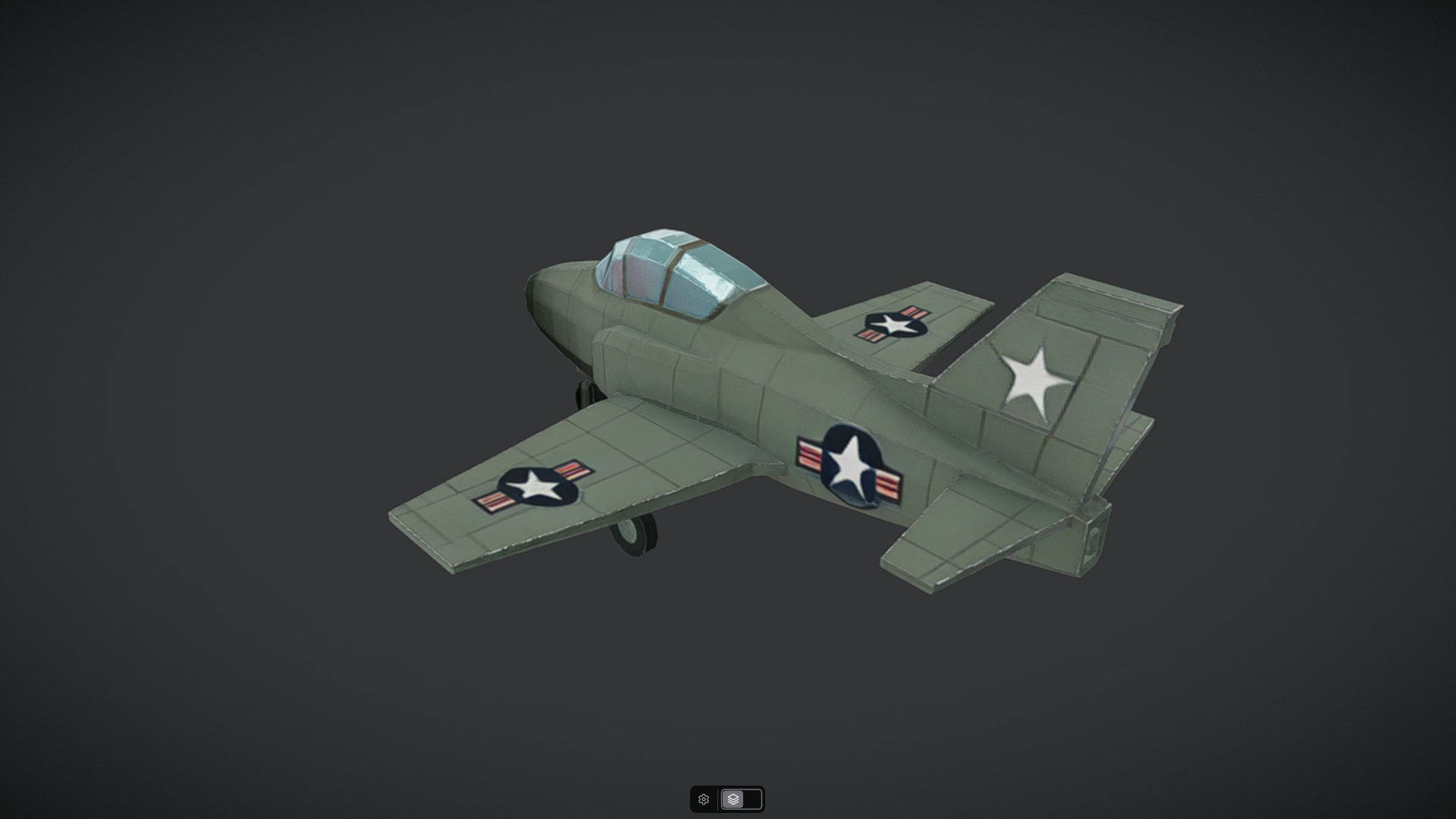 Spacecraft Jet aircraft plane 3dmodel 13 3D model_18