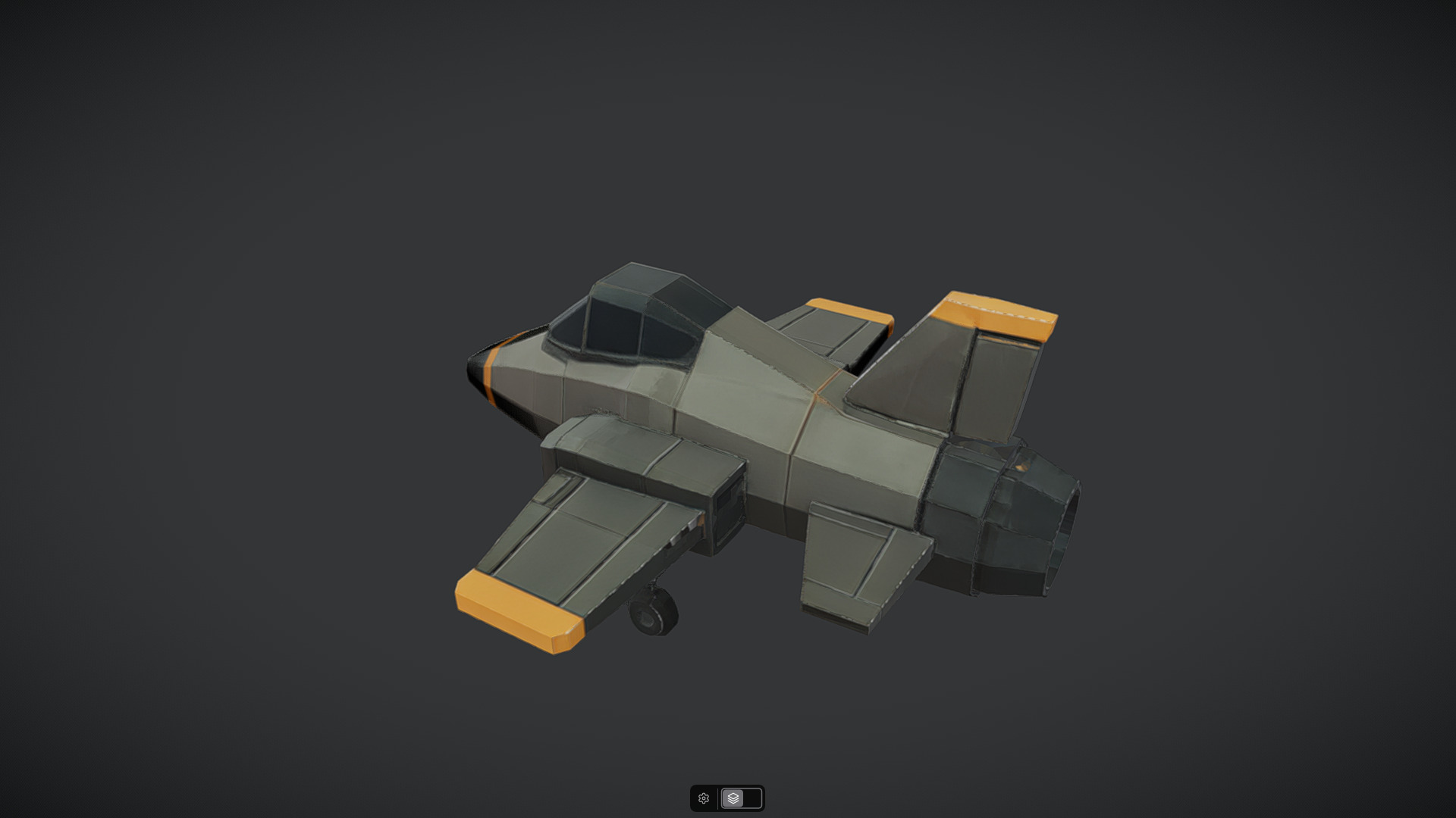 Spacecraft Jet aircraft plane 3dmodel 12 3D model_5