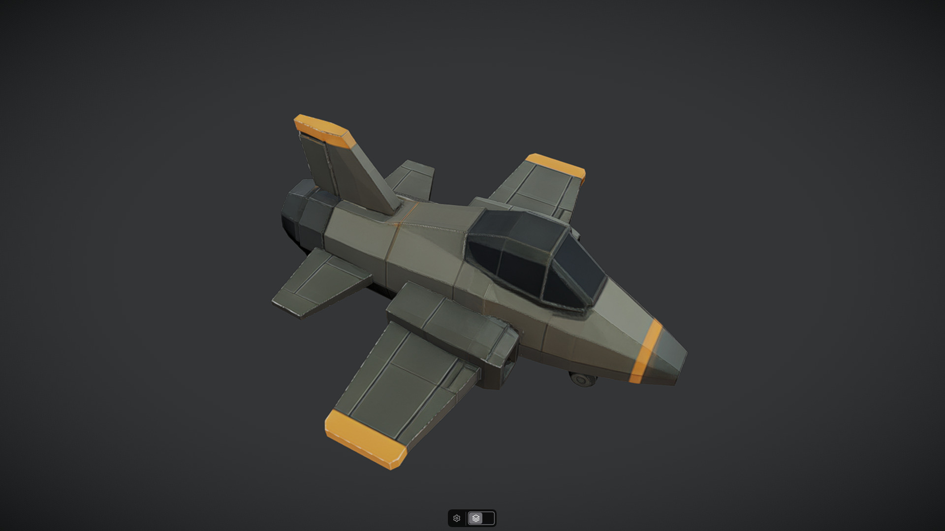 Spacecraft Jet aircraft plane 3dmodel 12 3D model_19