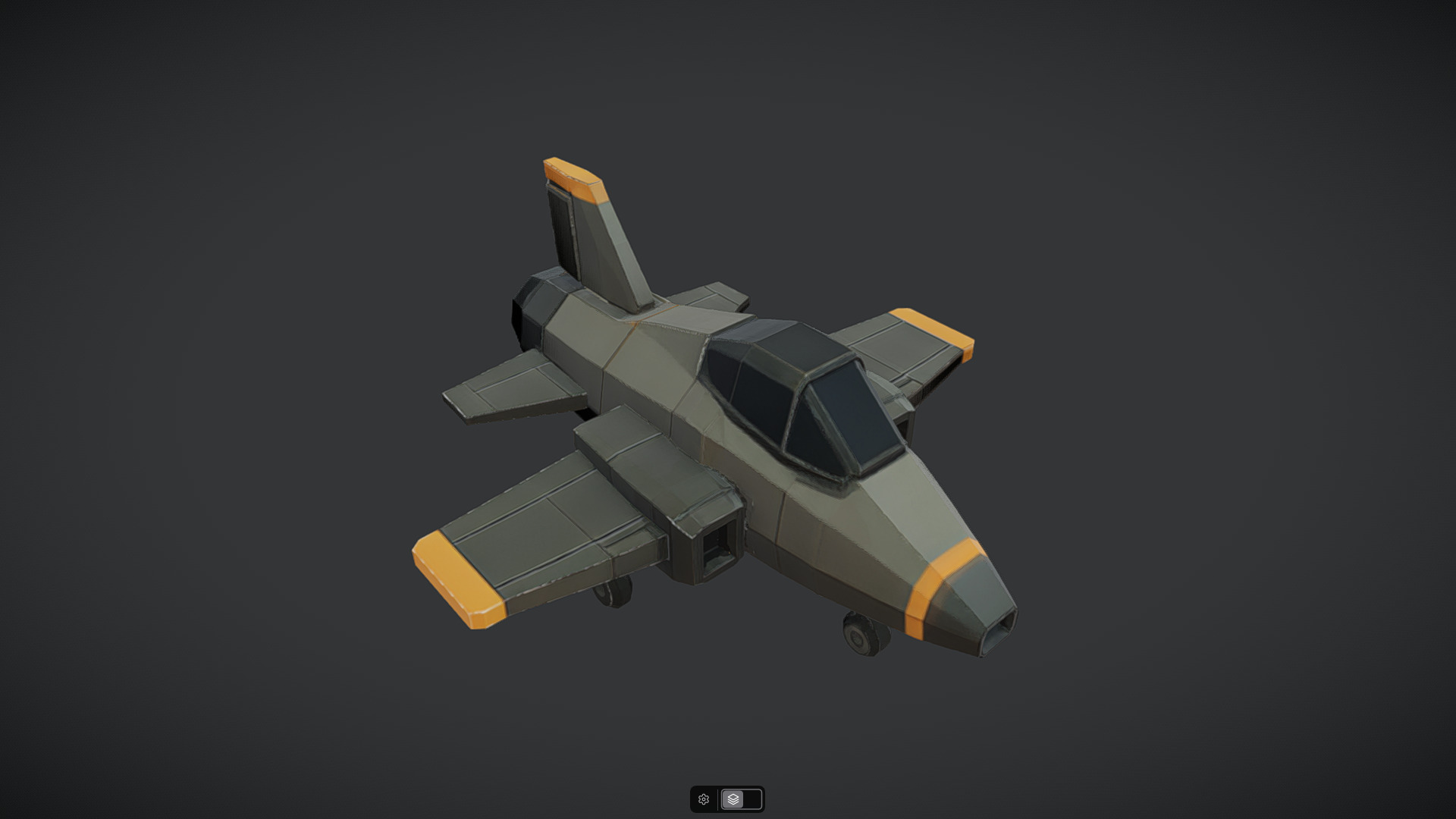 Spacecraft Jet aircraft plane 3dmodel 12 3D model_2