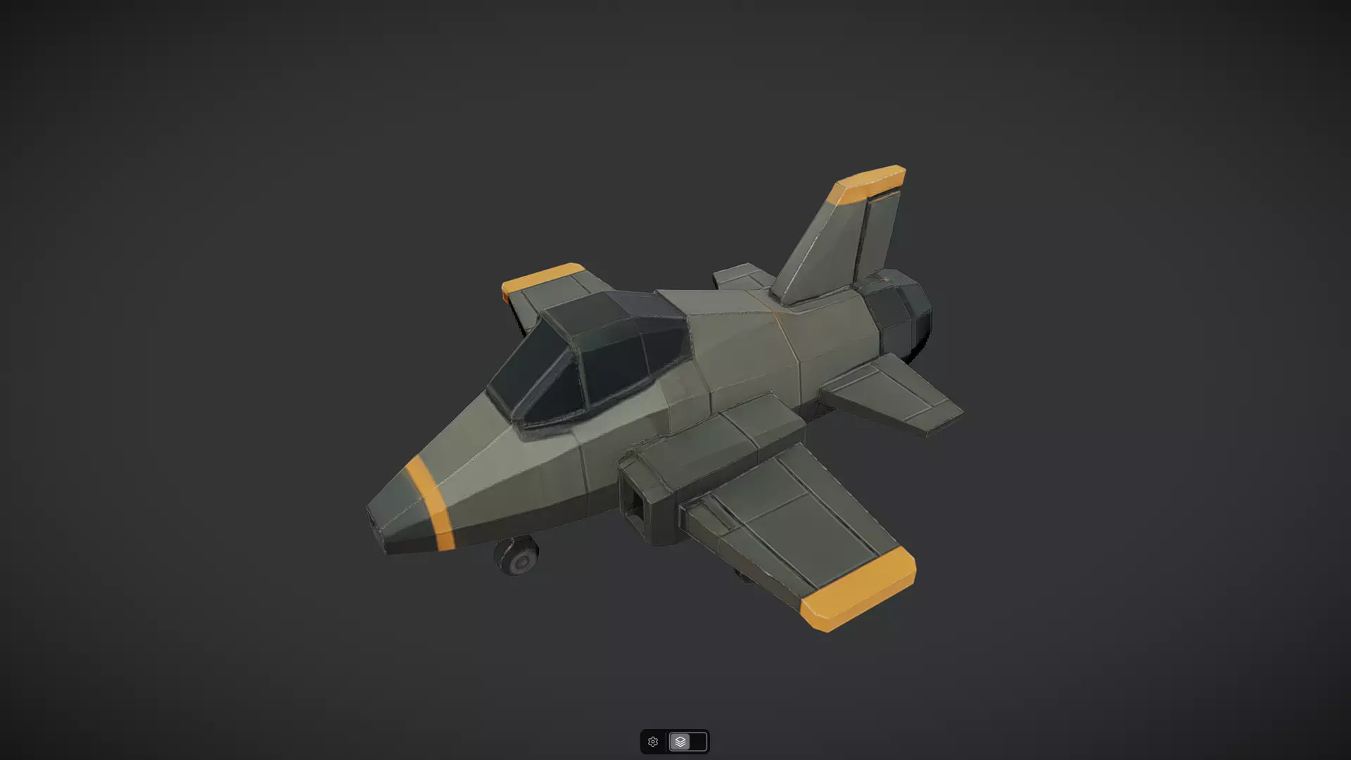 Spacecraft Jet aircraft plane 3dmodel 12 3D model_0