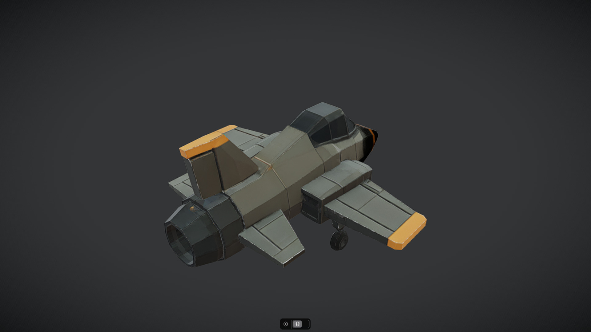 Spacecraft Jet aircraft plane 3dmodel 12 3D model_3