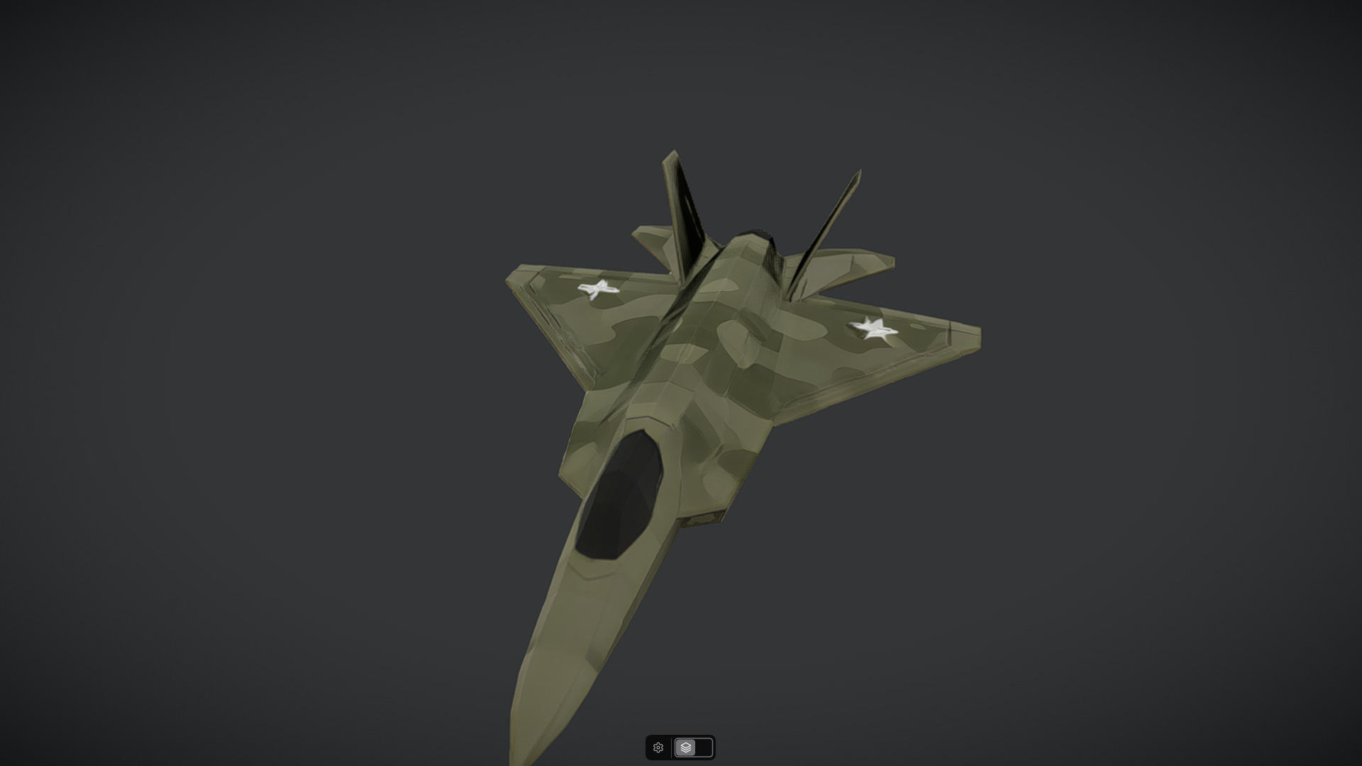 Spacecraft Jet aircraft plane 3dmodel 11 3D model_31