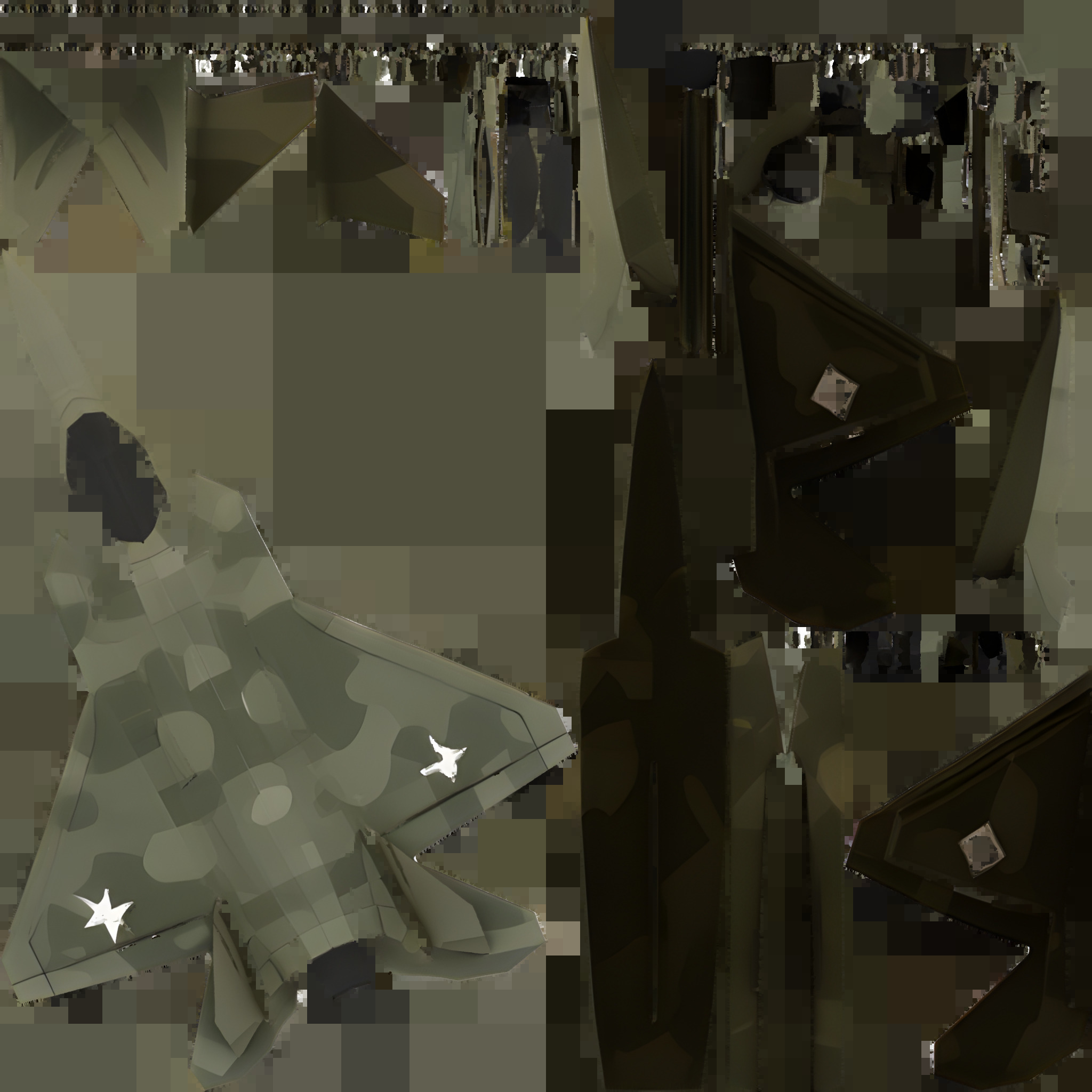 Spacecraft Jet aircraft plane 3dmodel 11 3D model_34