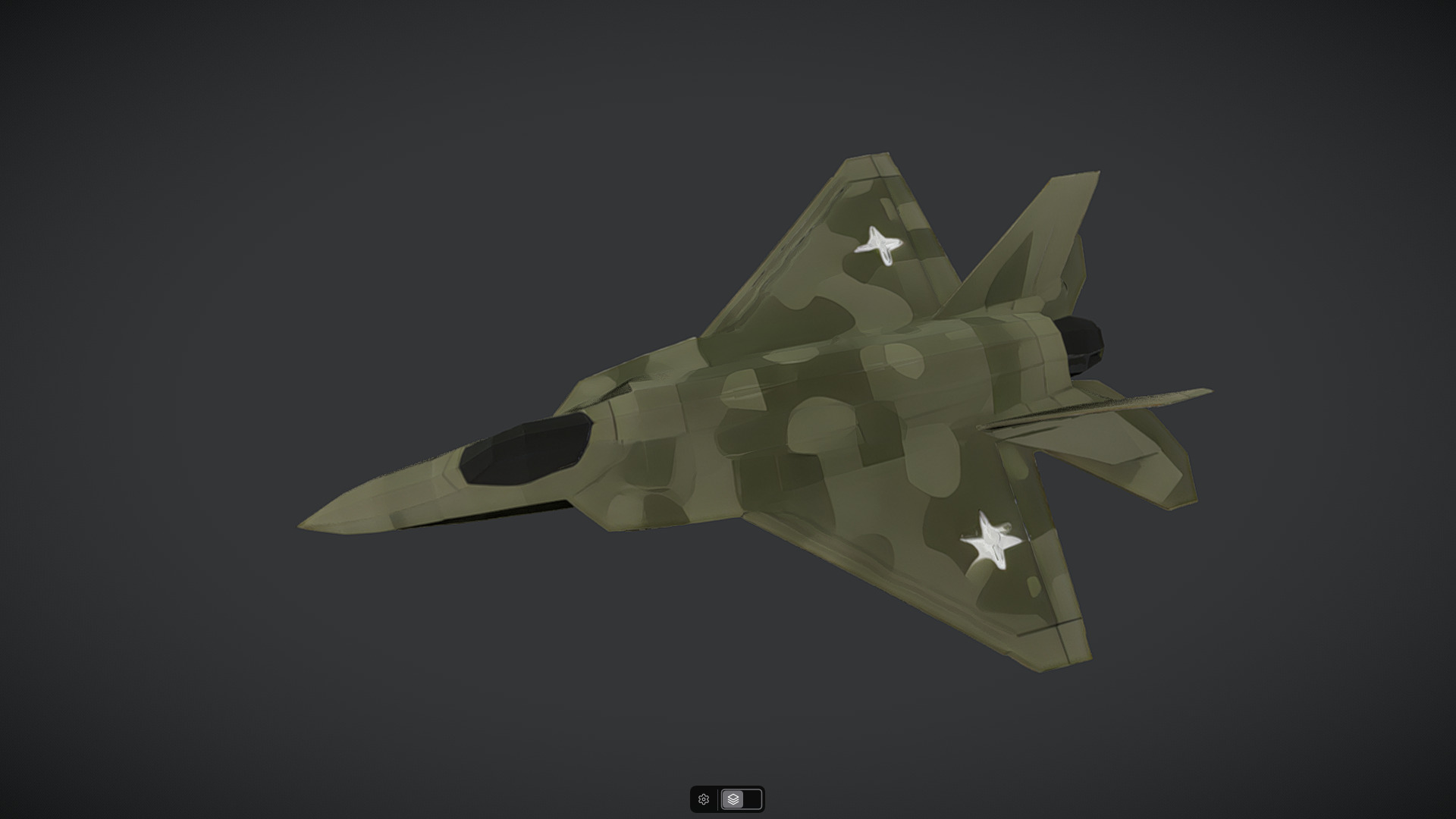 Spacecraft Jet aircraft plane 3dmodel 11 3D model_1