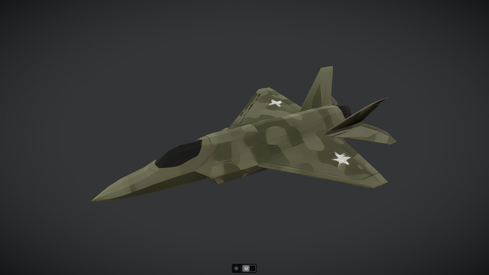 Spacecraft Jet aircraft plane 3dmodel 11 3D model_33