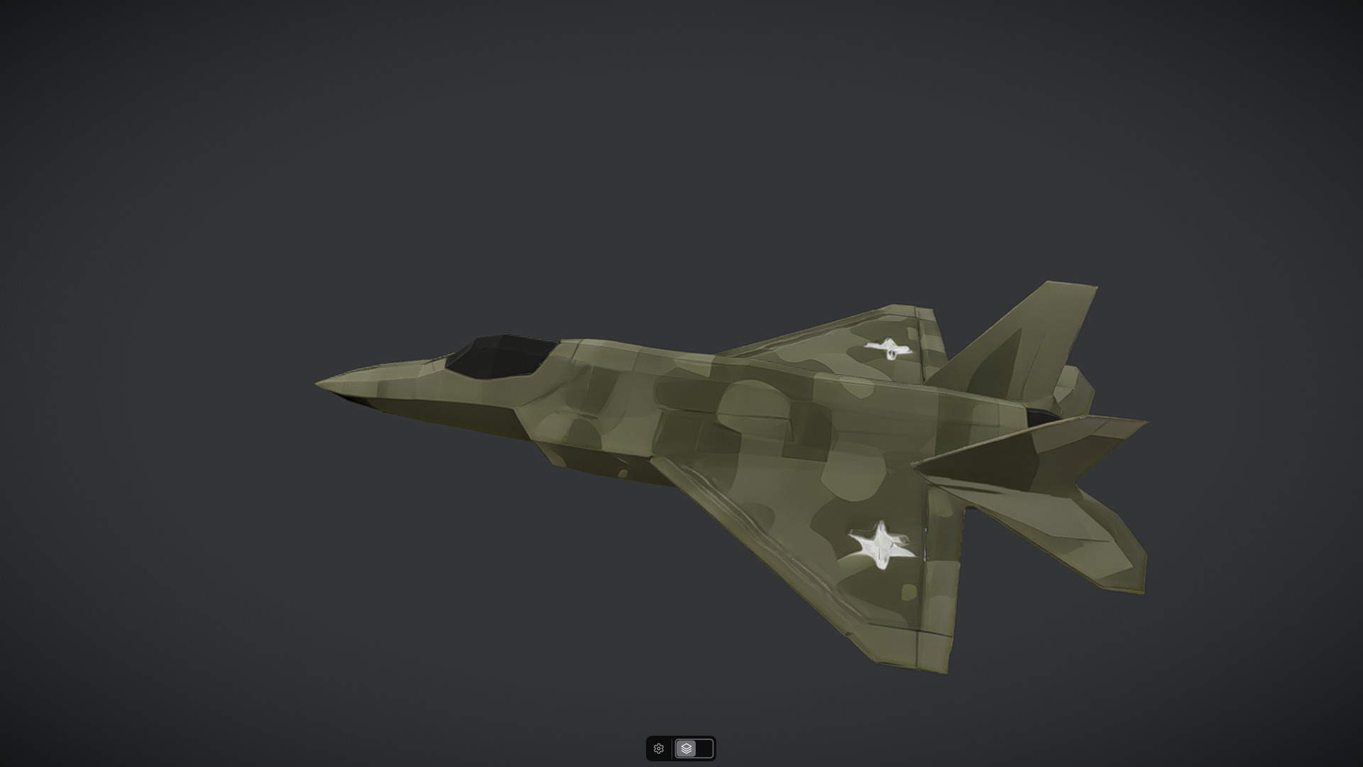 Spacecraft Jet aircraft plane 3dmodel 11 3D model_10