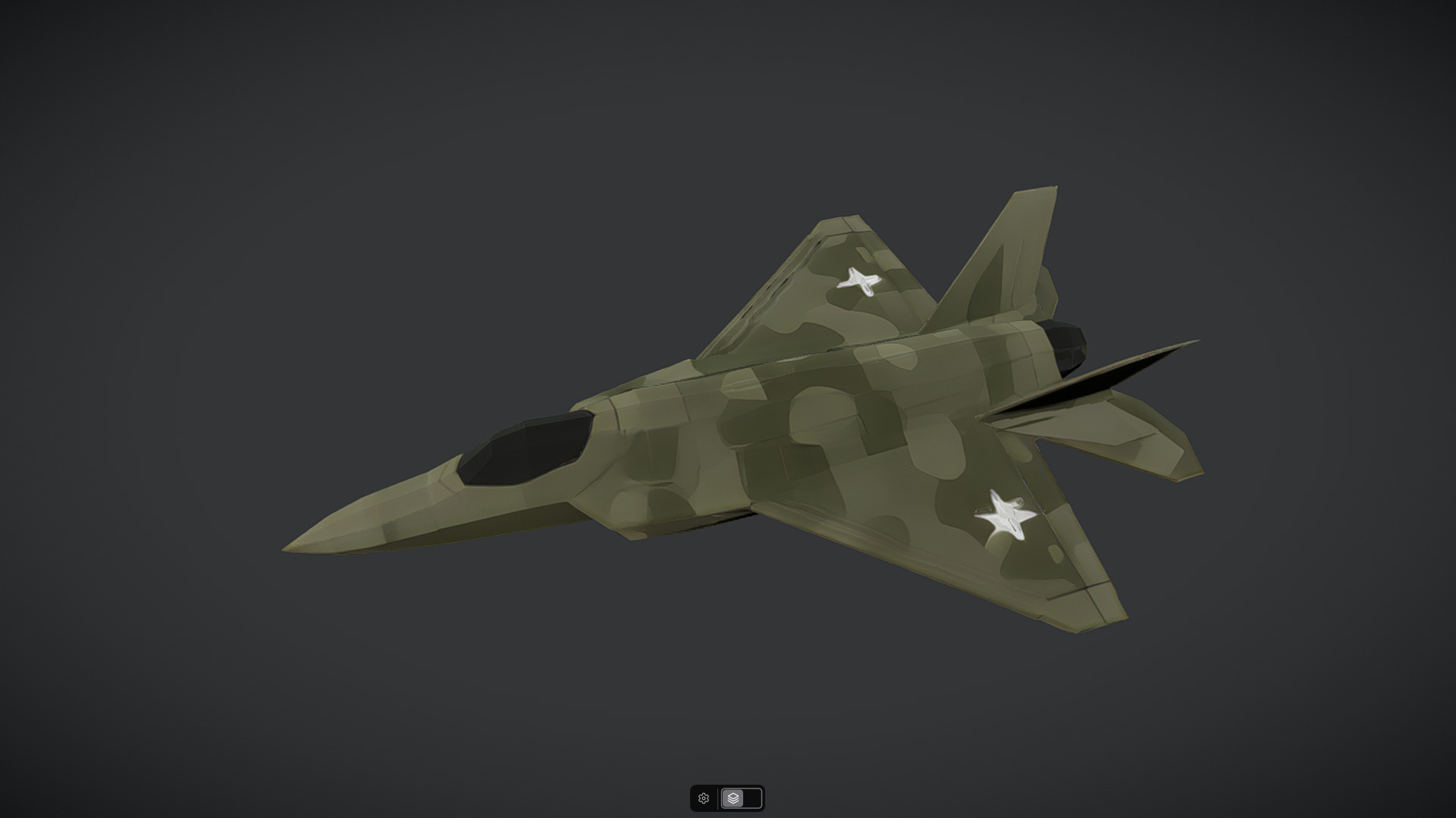 Spacecraft Jet aircraft plane 3dmodel 11 3D model_28