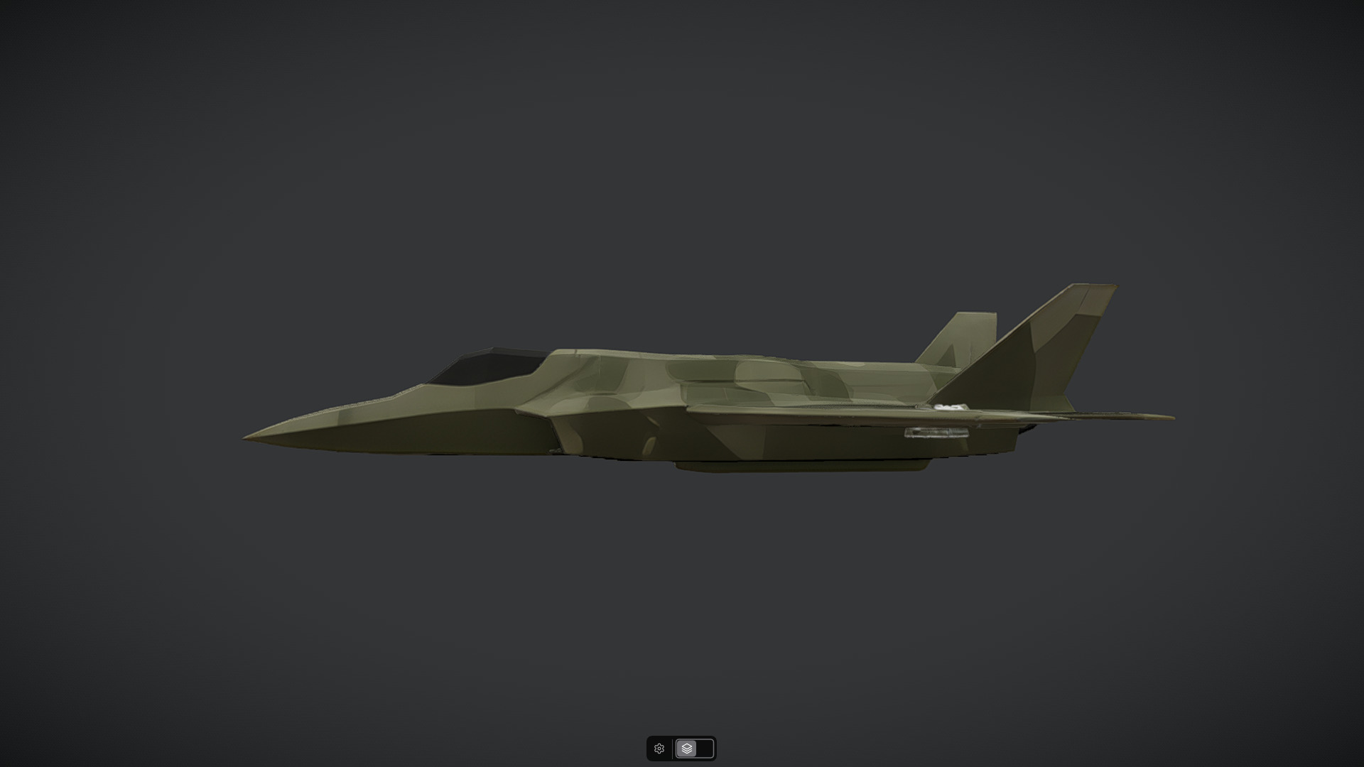 Spacecraft Jet aircraft plane 3dmodel 11 3D model_11