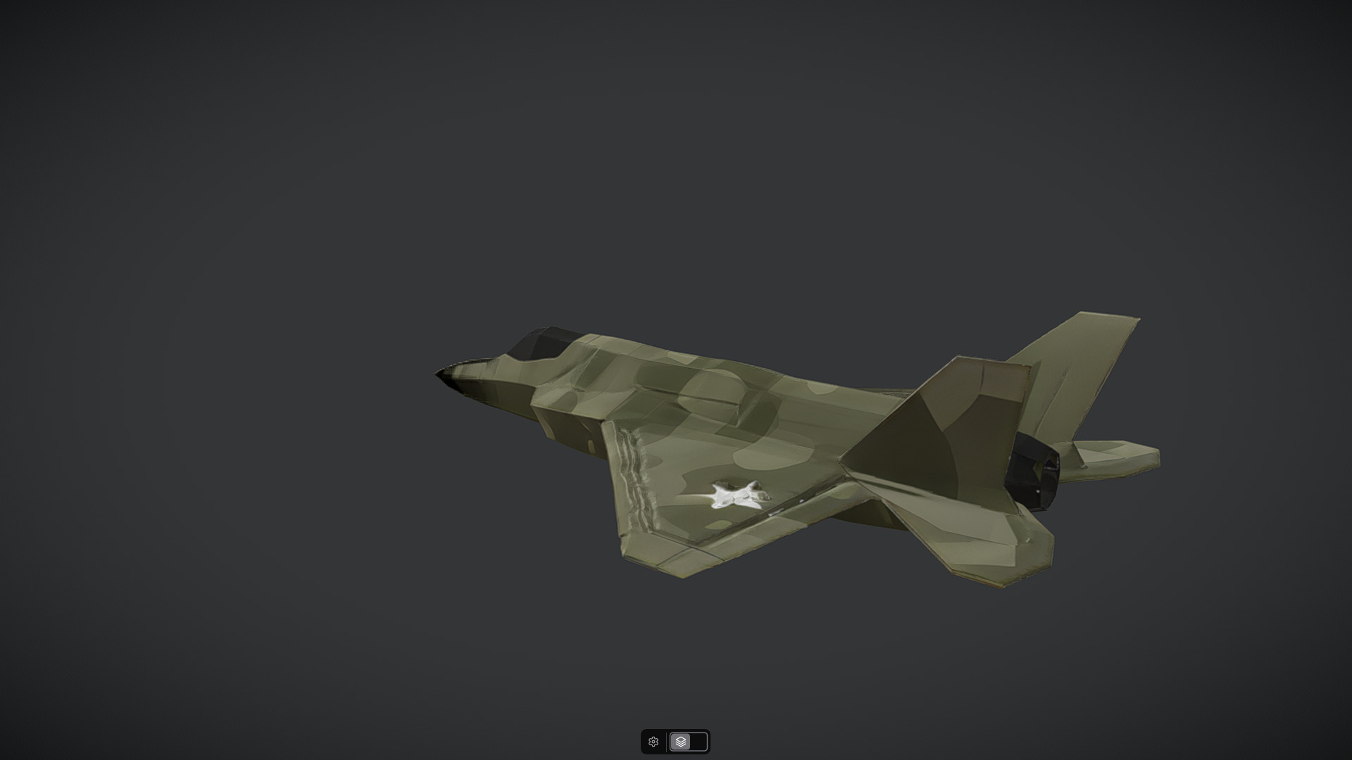 Spacecraft Jet aircraft plane 3dmodel 11 3D model_3