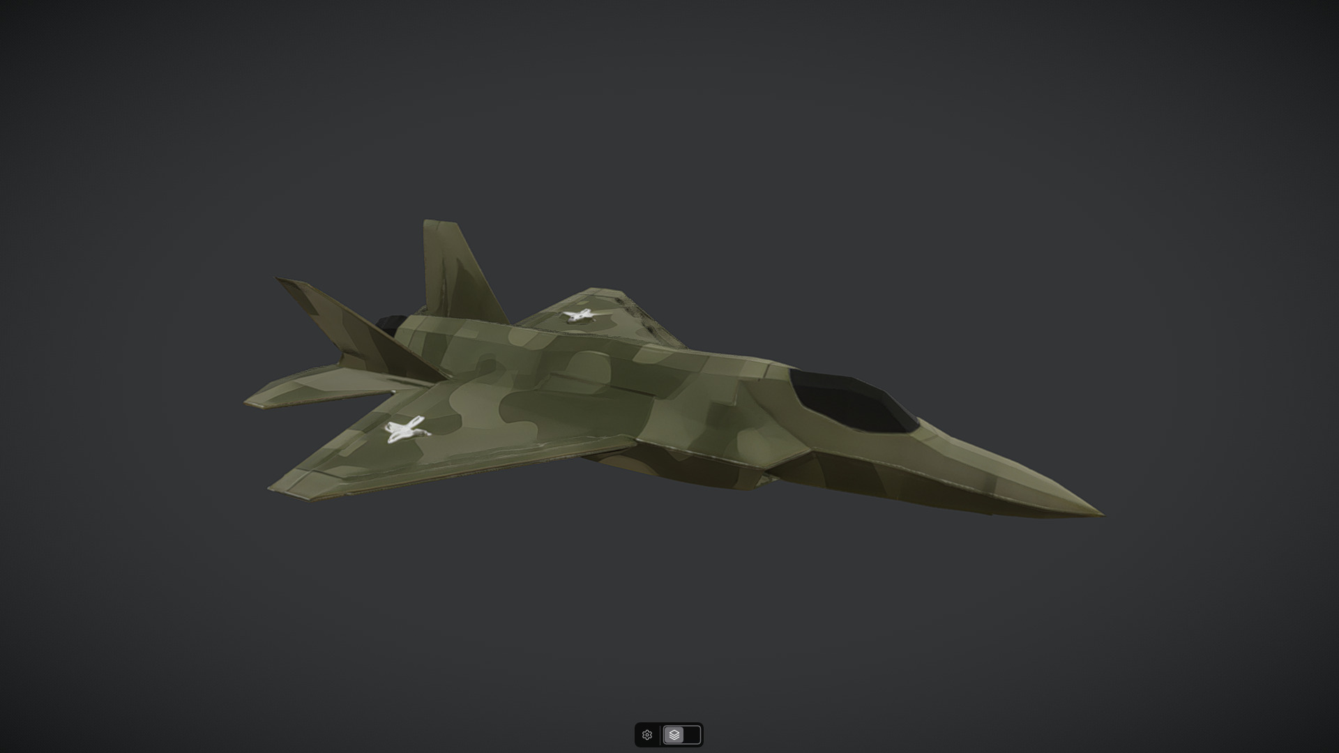 Spacecraft Jet aircraft plane 3dmodel 11 3D model_25