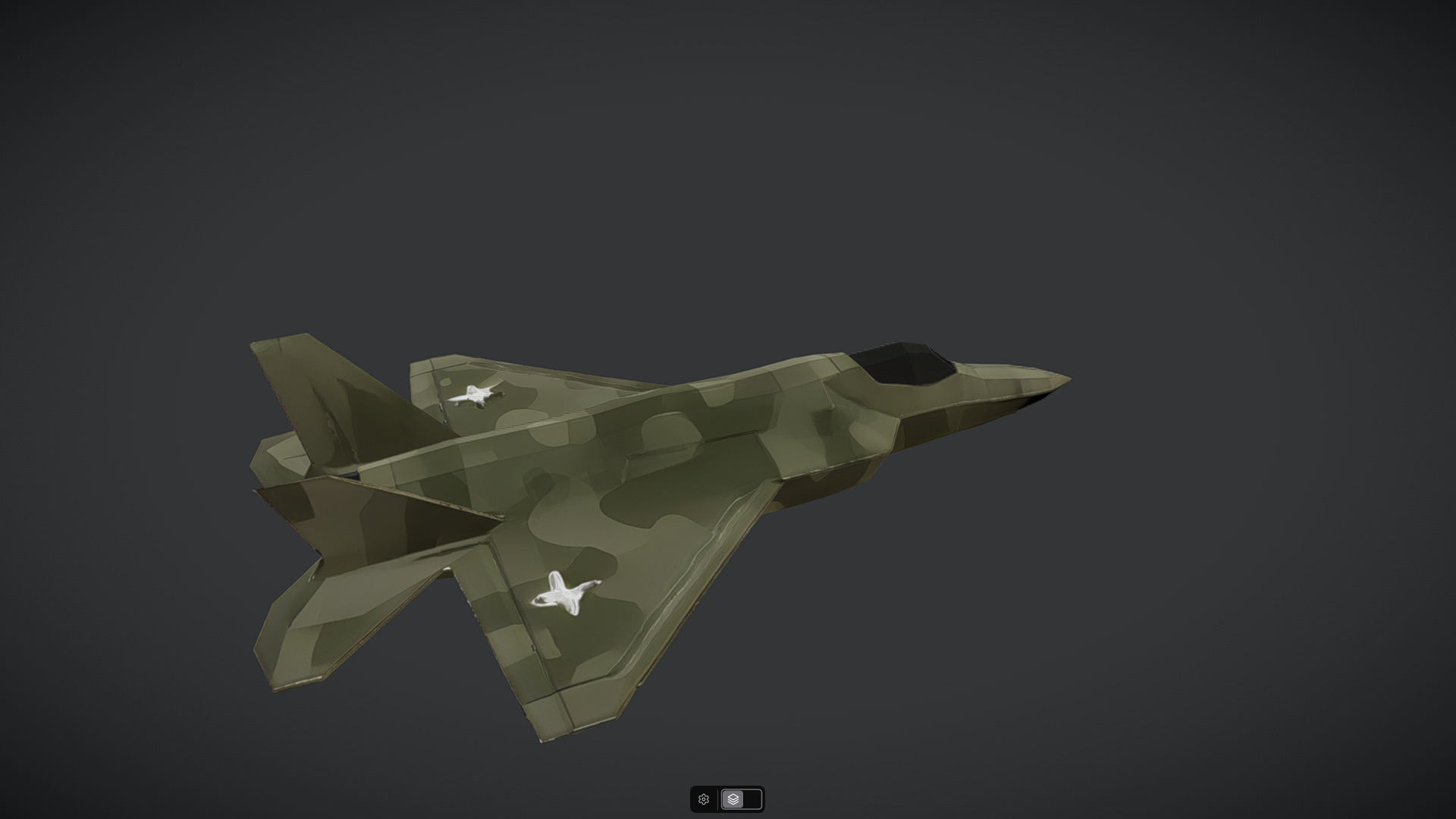 Spacecraft Jet aircraft plane 3dmodel 11 3D model_20