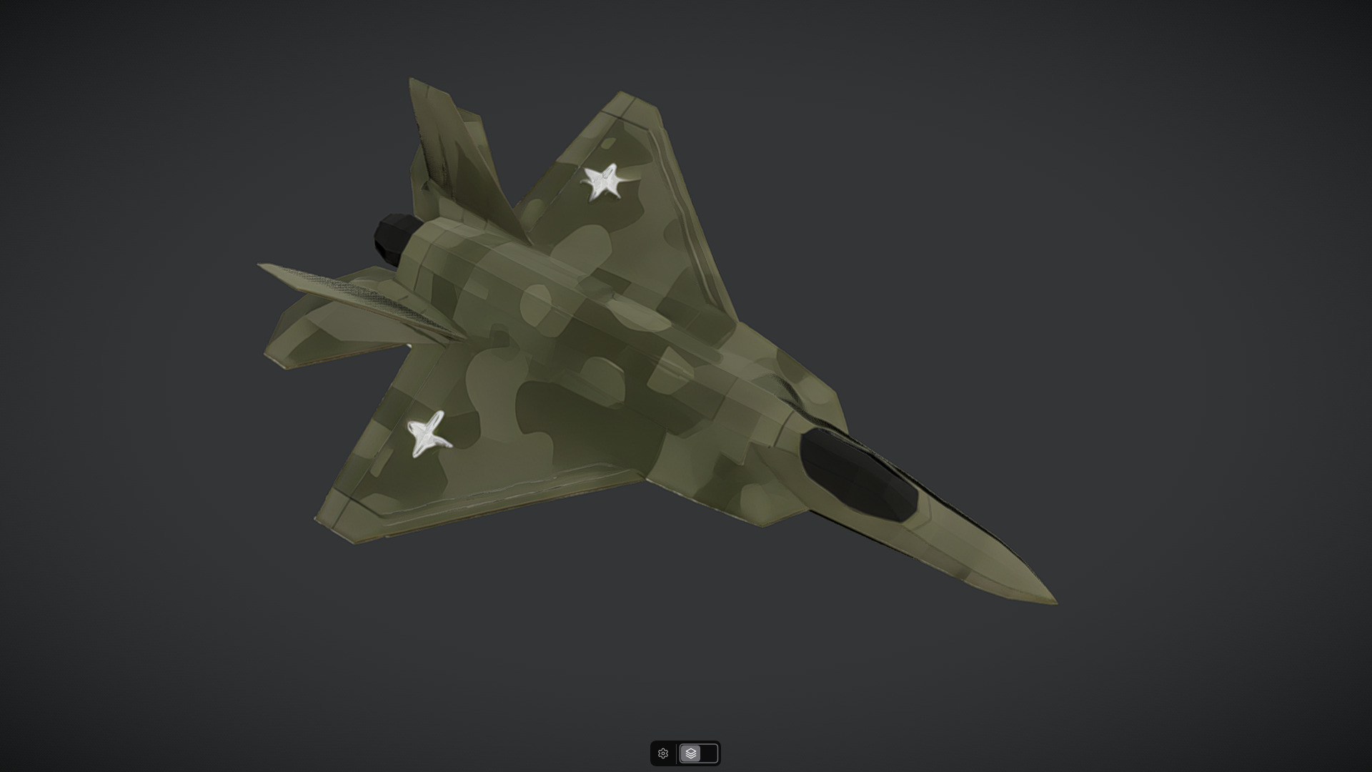 Spacecraft Jet aircraft plane 3dmodel 11 3D model_8