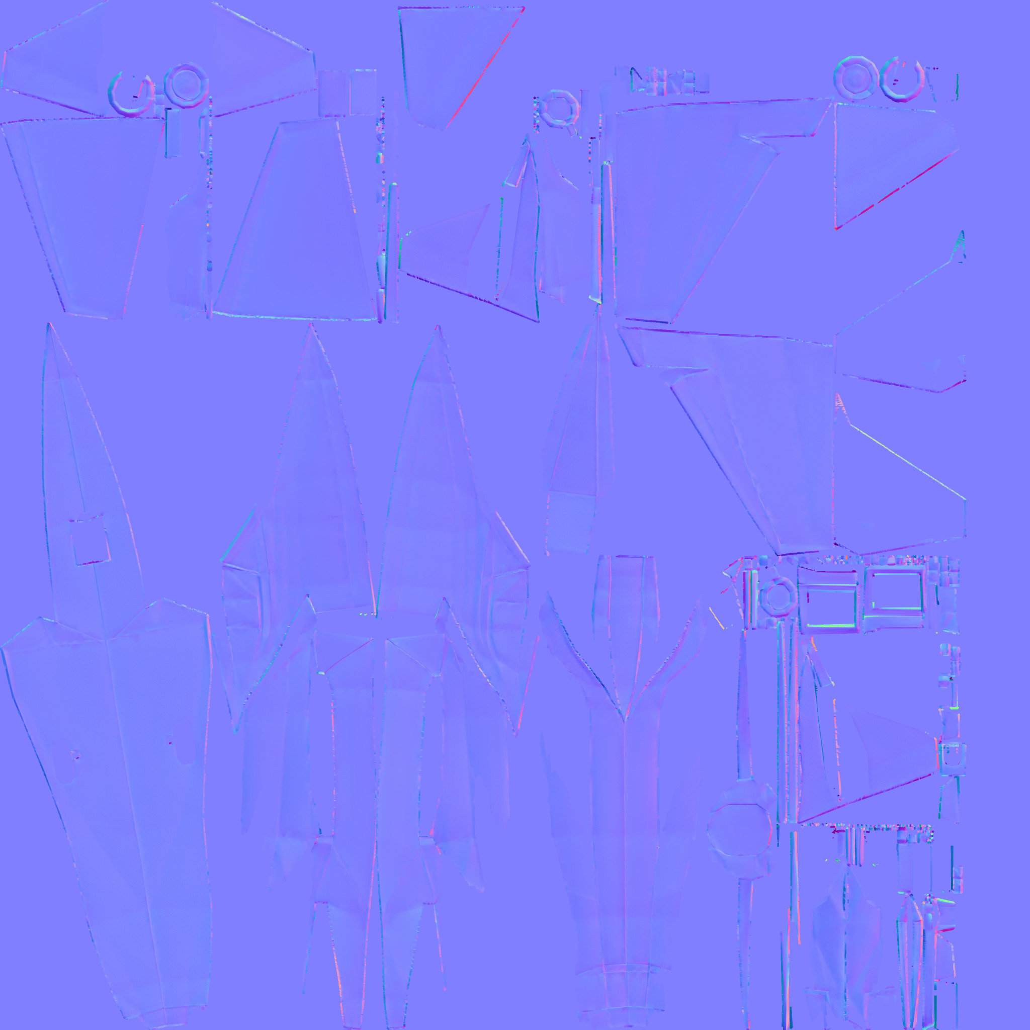 Spacecraft Jet aircraft plane 3dmodel 10 3D model_41