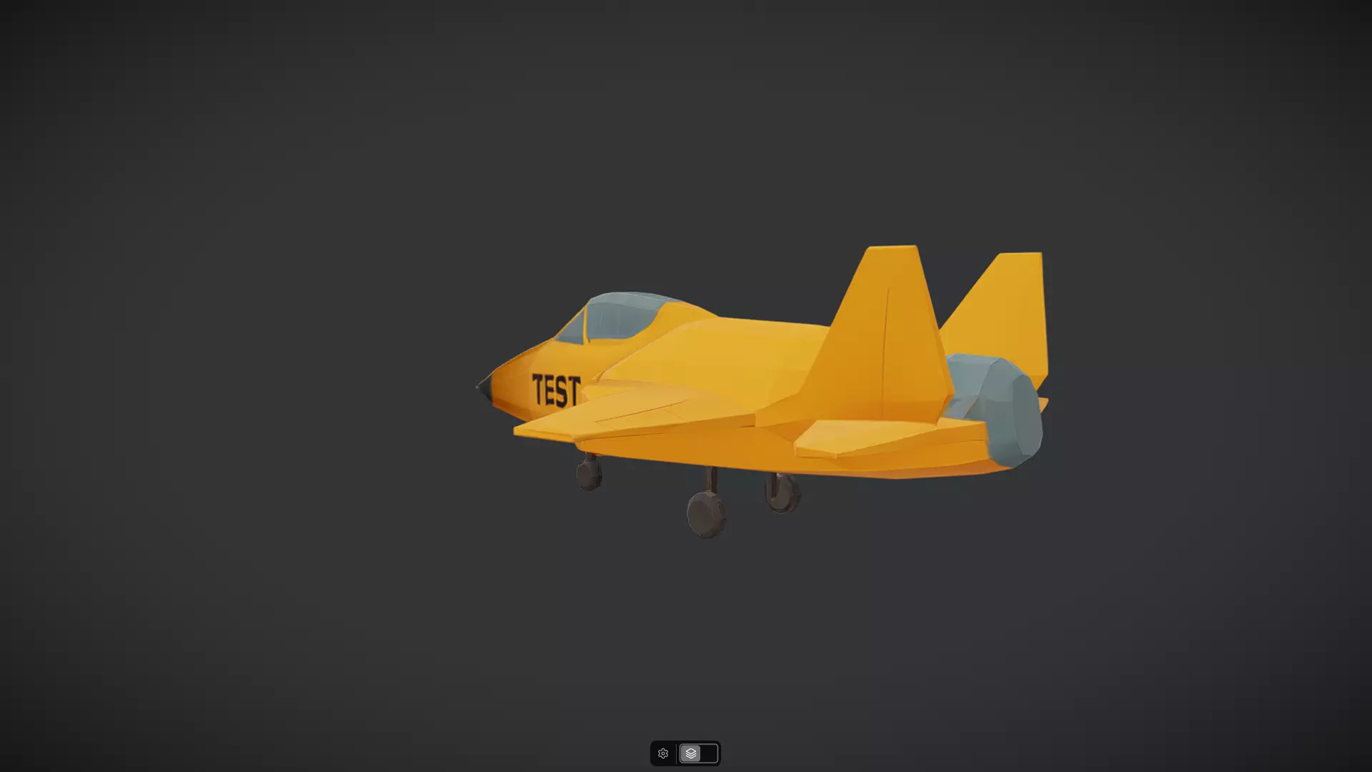 Spacecraft Jet aircraft plane 3dmodel 10 3D model_0