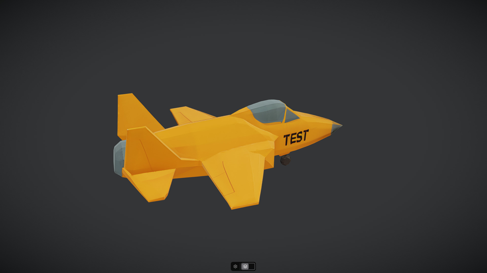 Spacecraft Jet aircraft plane 3dmodel 10 3D model_35
