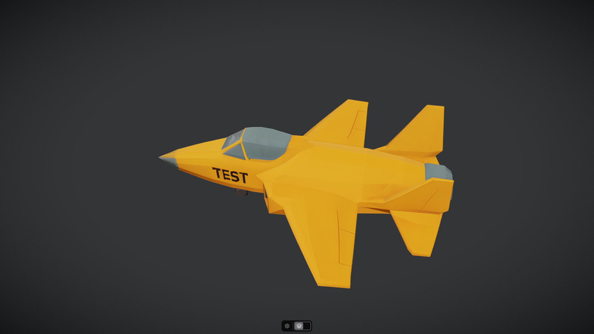 Spacecraft Jet aircraft plane 3dmodel 10 3D model_1