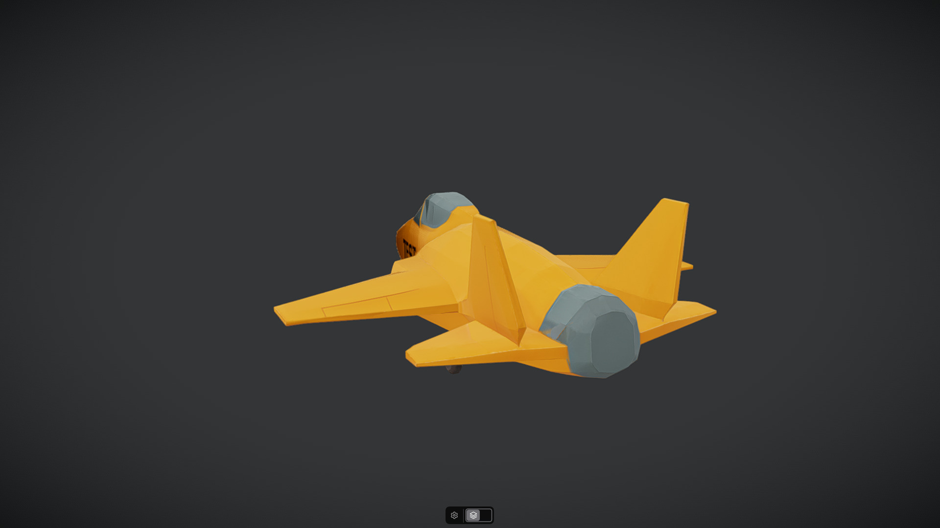 Spacecraft Jet aircraft plane 3dmodel 10 3D model_3