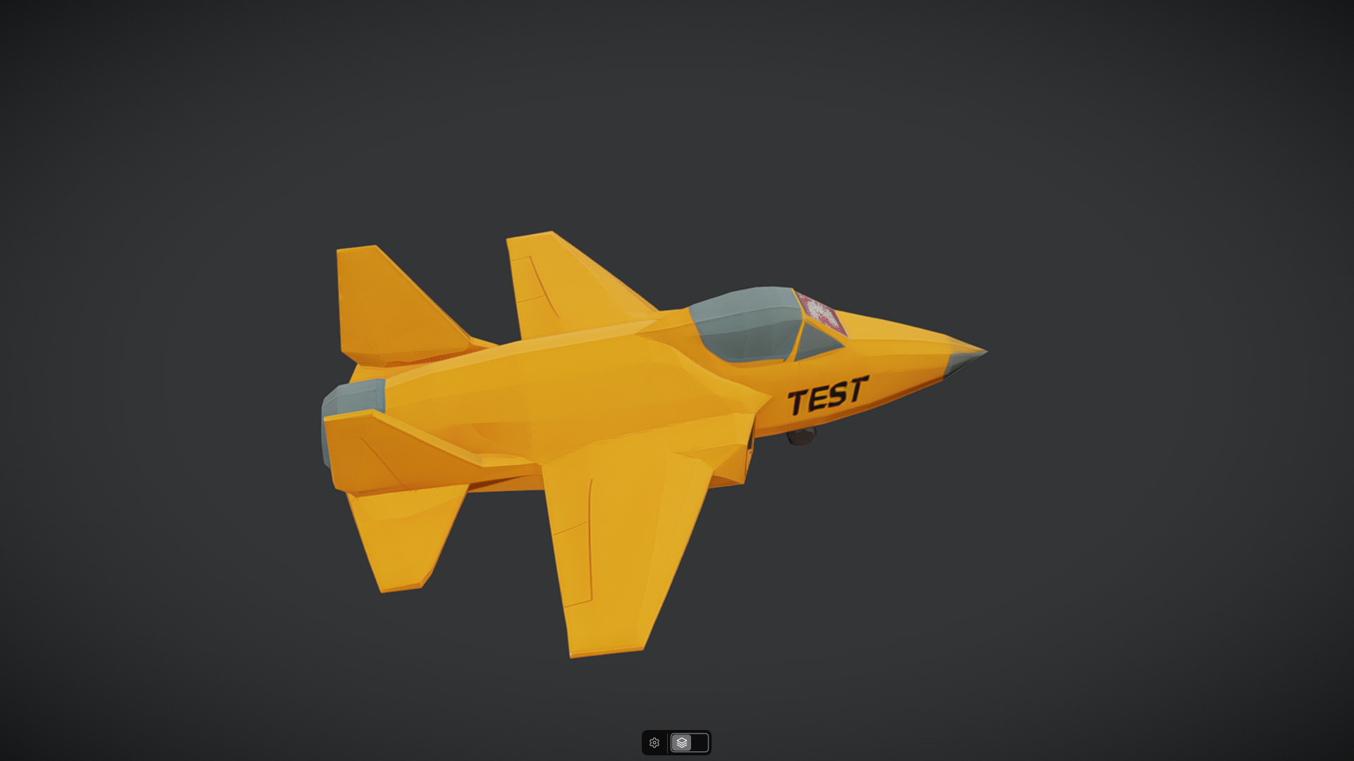 Spacecraft Jet aircraft plane 3dmodel 10 3D model_30