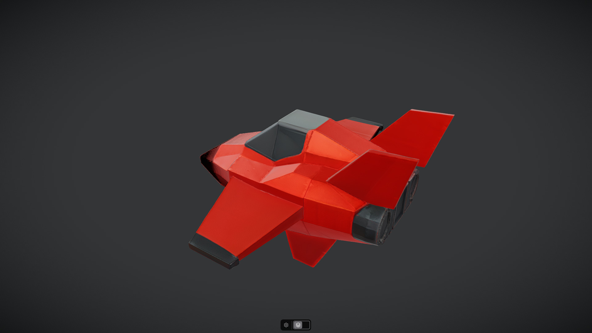 Spacecraft Jet aircraft plane 3dmodel 2 3D model_21