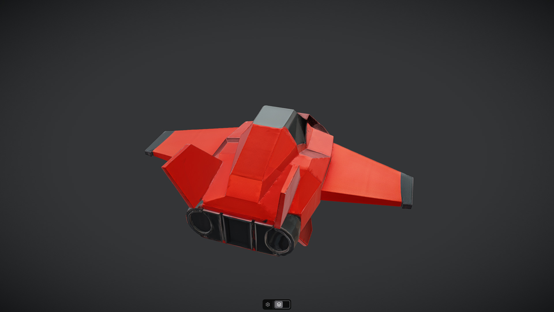 Spacecraft Jet aircraft plane 3dmodel 2 3D model_24