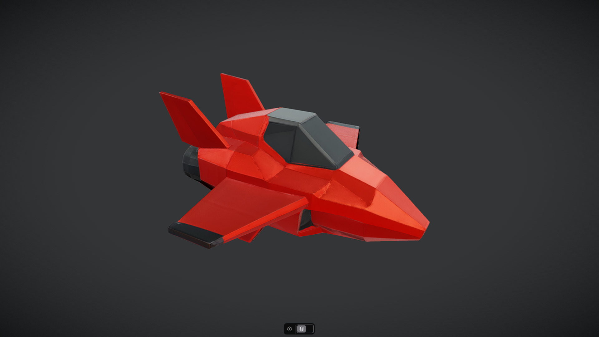 Spacecraft Jet aircraft plane 3dmodel 2 3D model_16