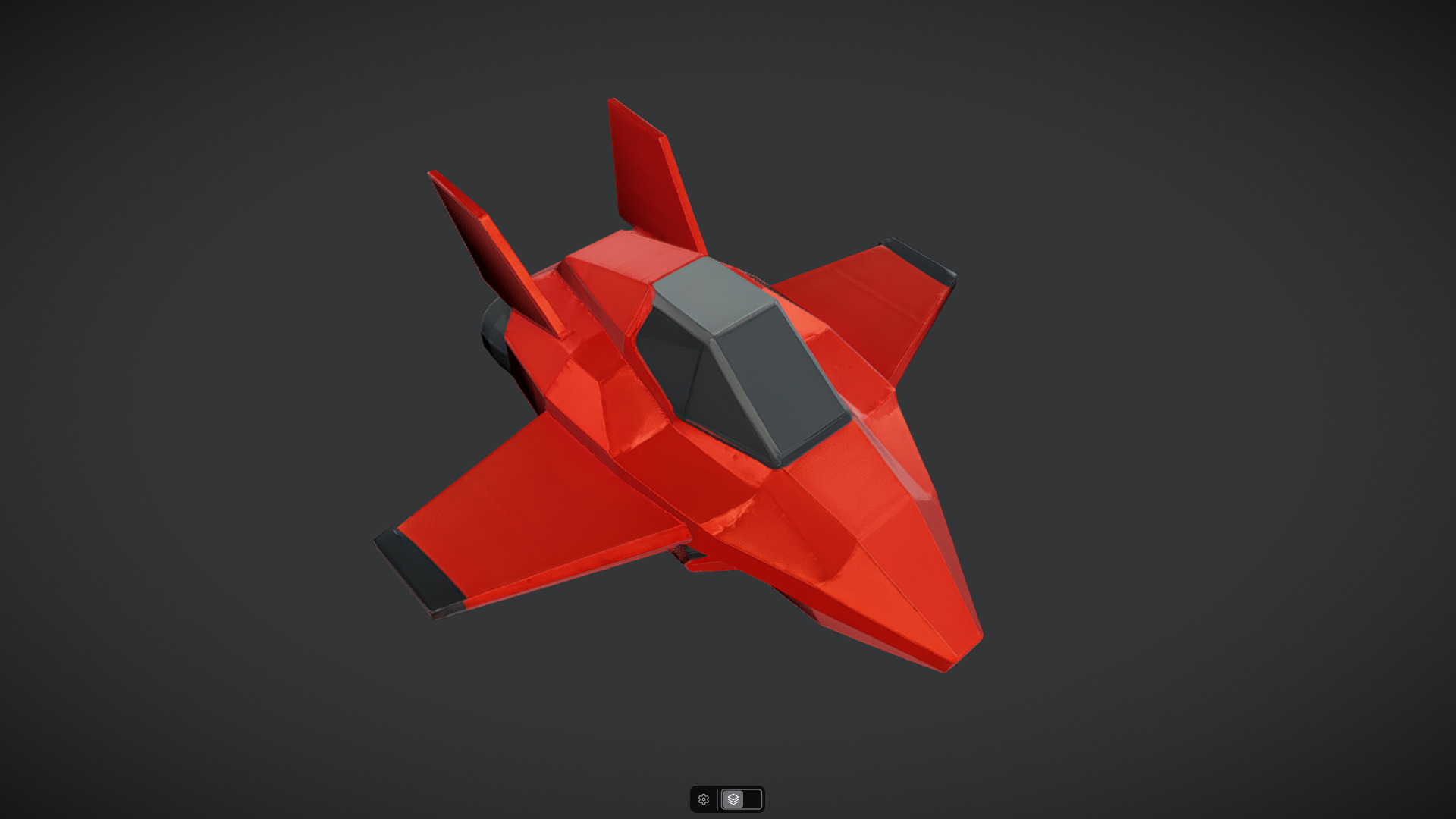 Spacecraft Jet aircraft plane 3dmodel 2 3D model_20