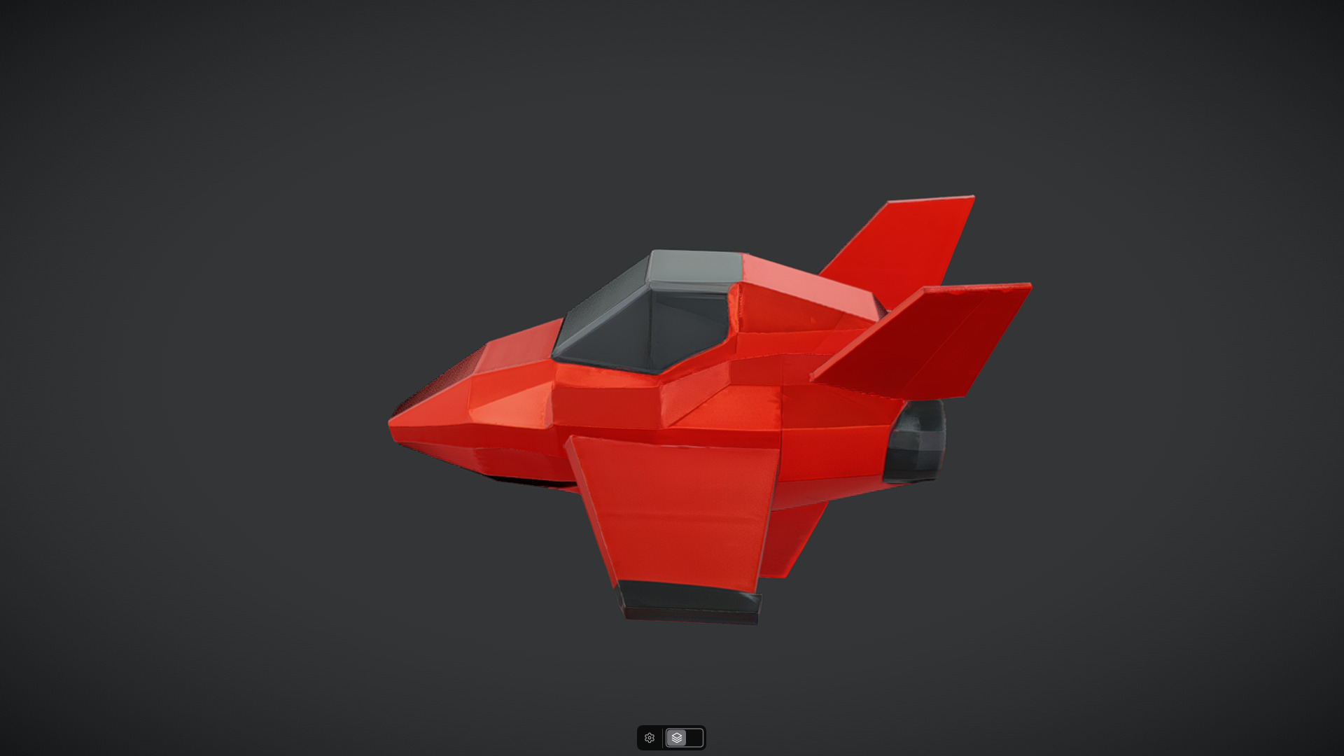Spacecraft Jet aircraft plane 3dmodel 2 3D model_4